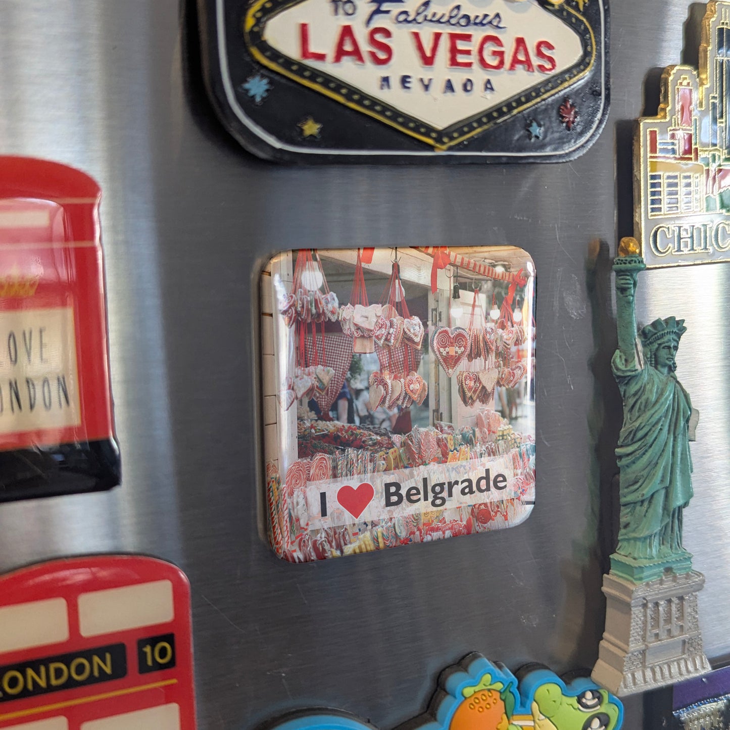 I Love Belgrade Fridge Magnet - PhiloPerse