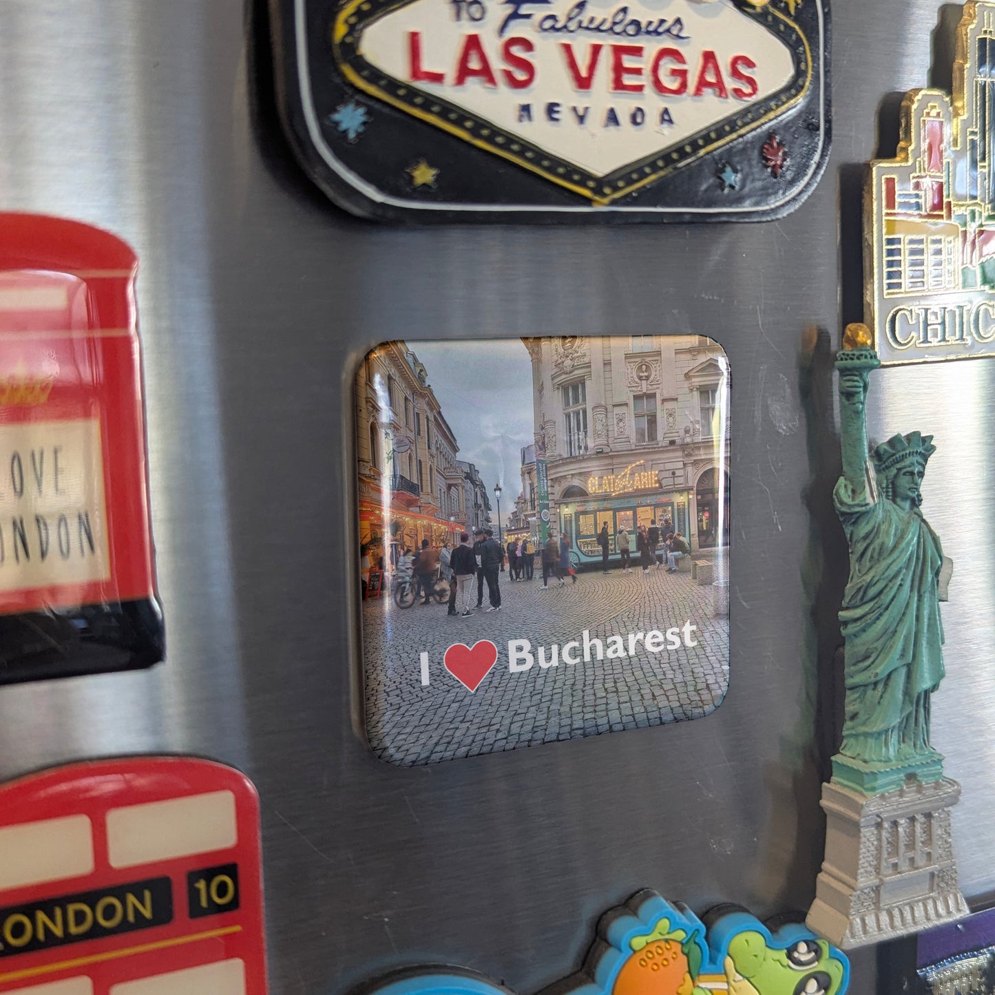 I Love Bucharest Fridge Magnet - PhiloPerse