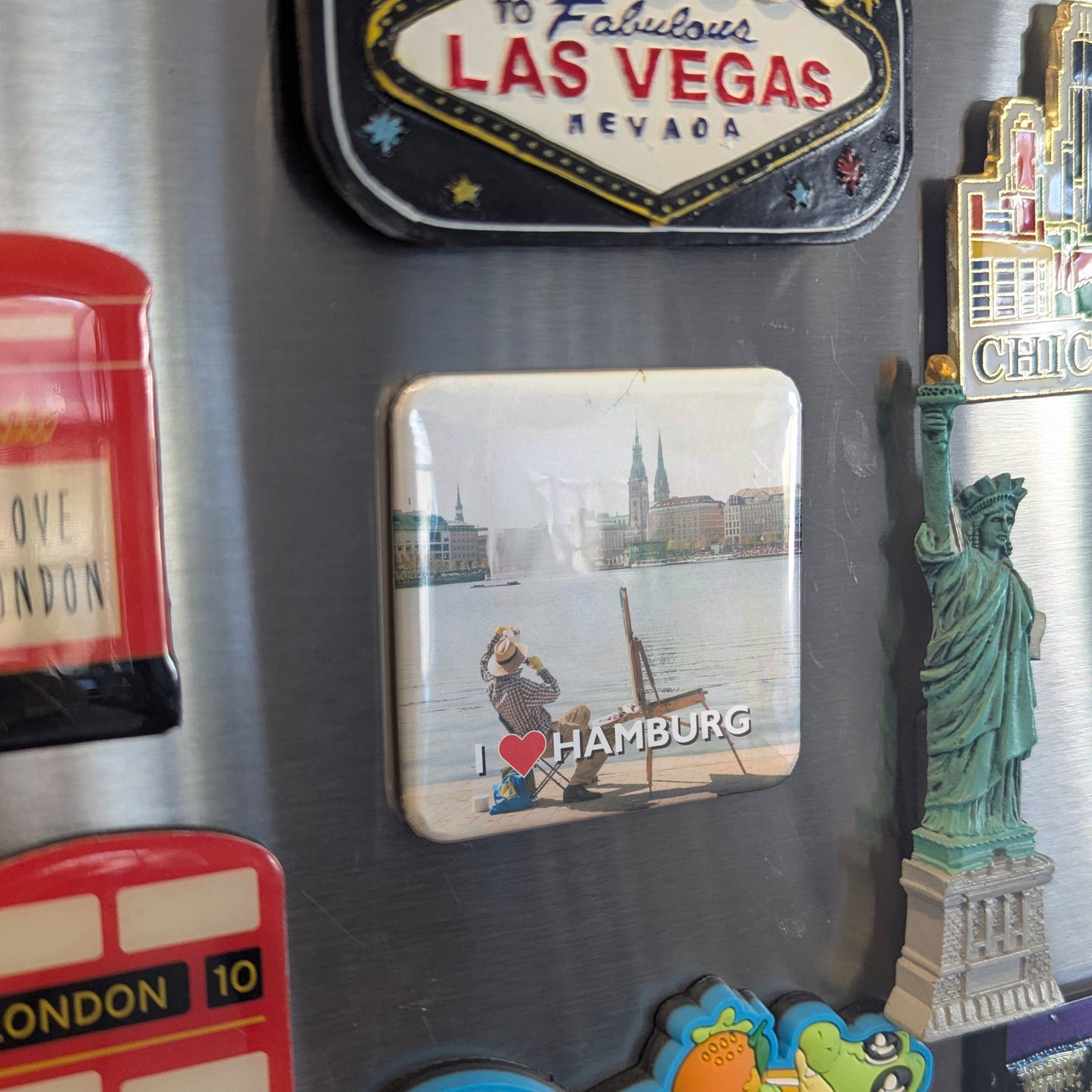 I Love Hamburg Fridge Magnet - PhiloPerse