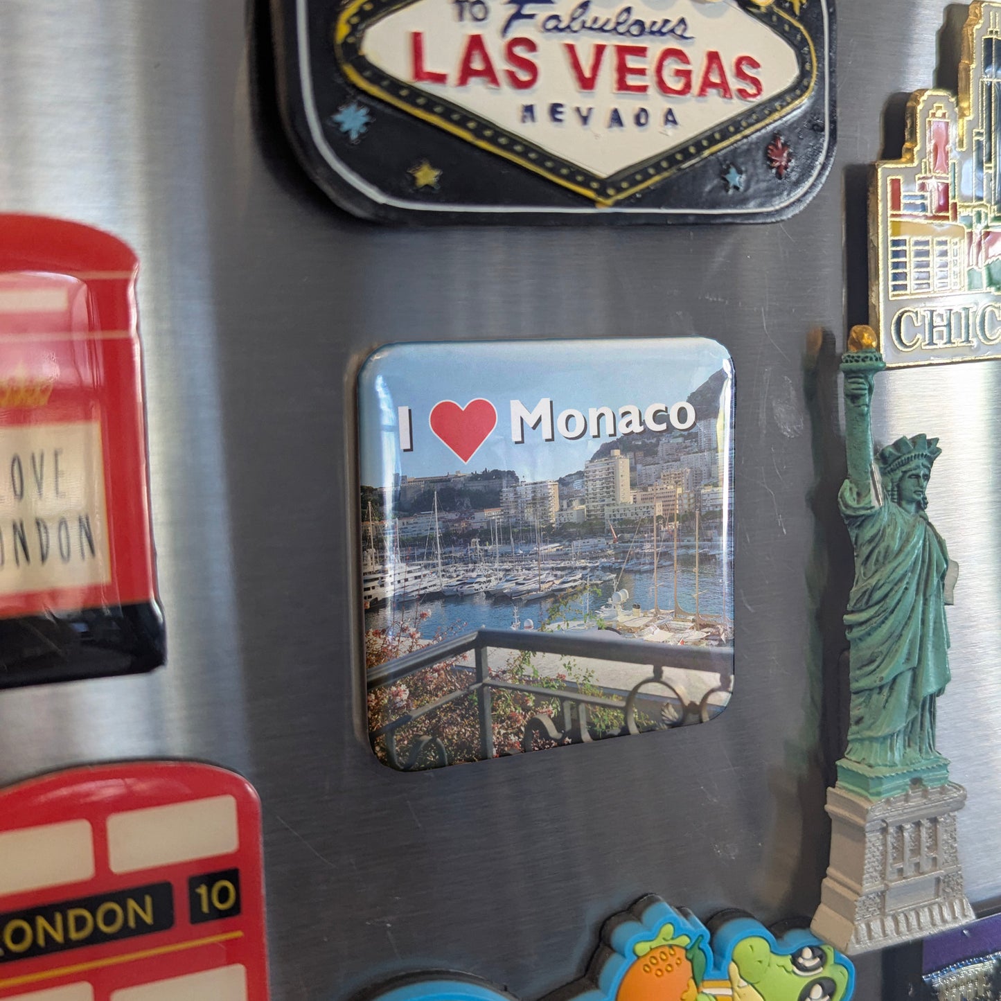 I Love Monaco View Fridge Magnet - PhiloPerse