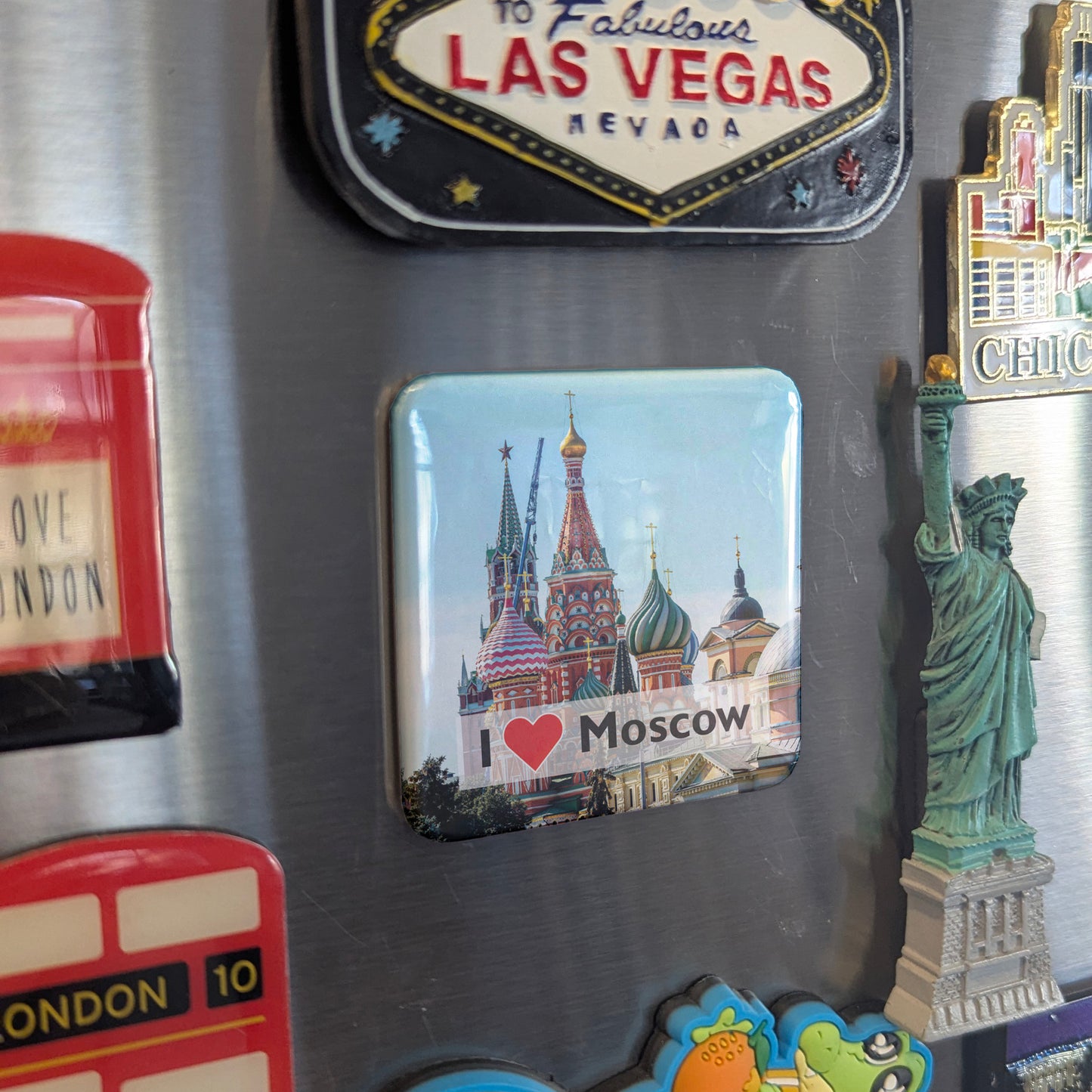I Love Moscow Fridge Magnet - PhiloPerse