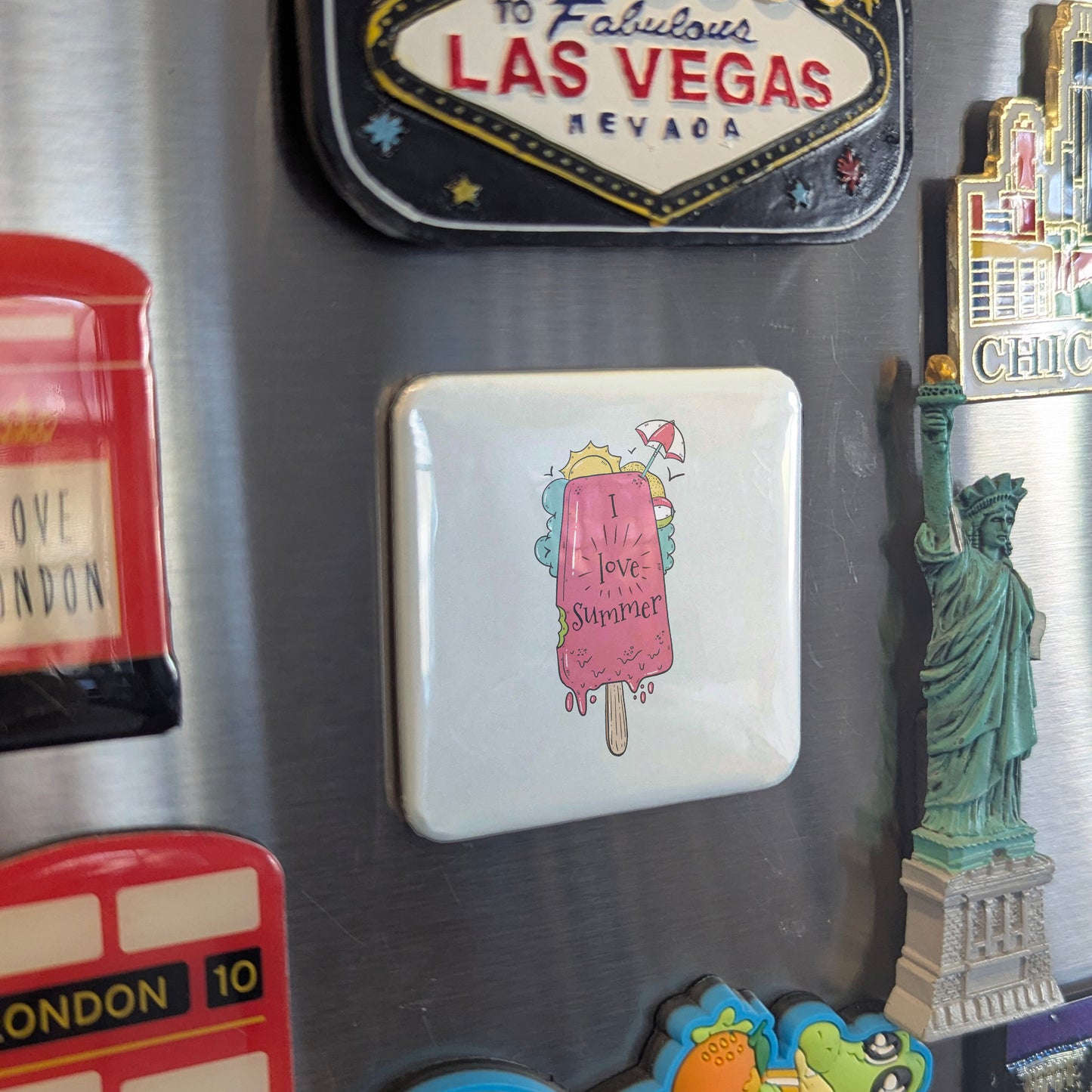 I Love Summer Fridge Magnet - PhiloPerse