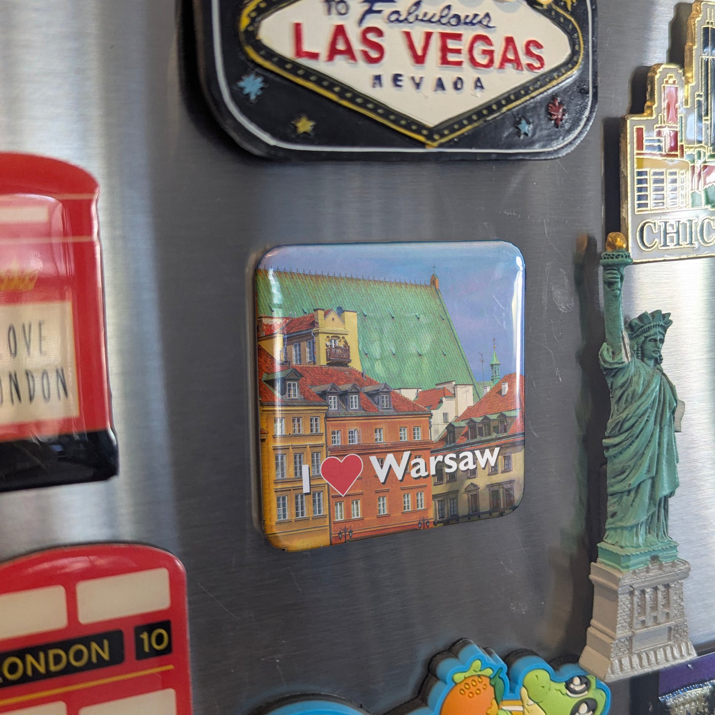 I Love Warsaw Fridge Magnet - PhiloPerse
