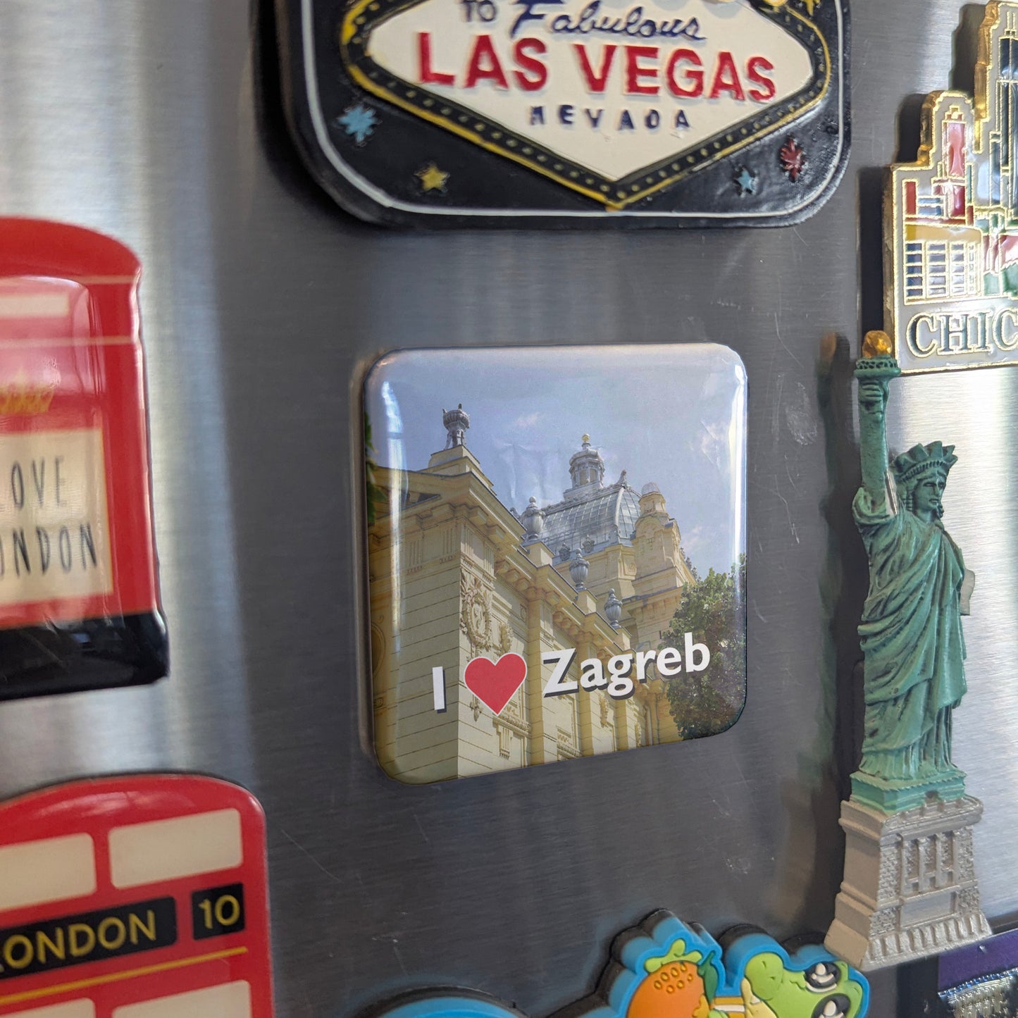 I Love Zagreb Fridge Magnet - PhiloPerse