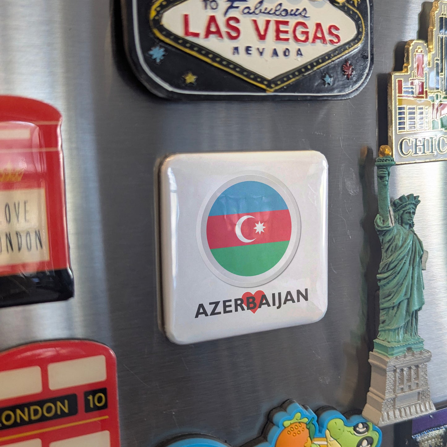I Love Azerbaijan Fridge Magnet - PhiloPerse