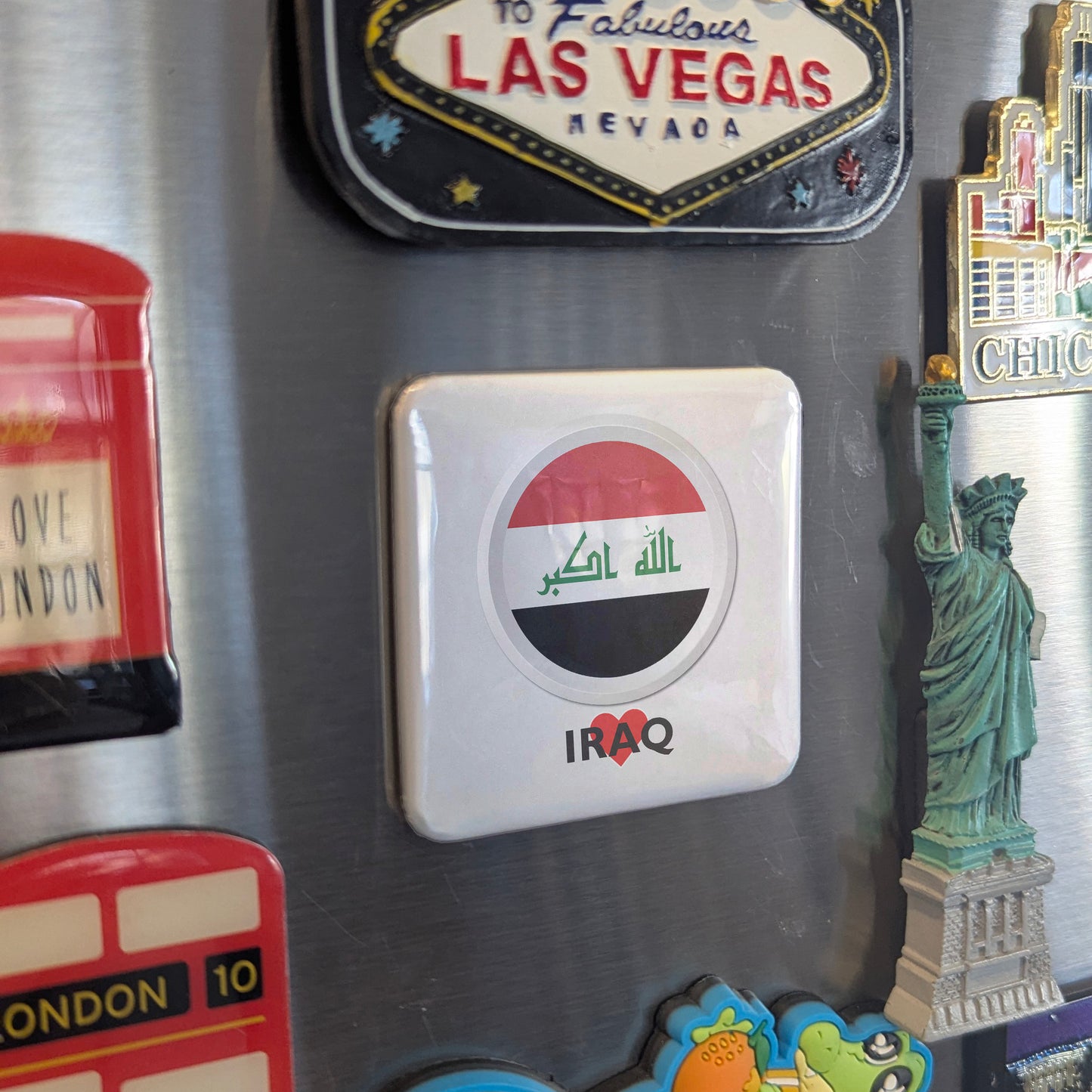 I Love Iraq Fridge Magnet - PhiloPerse
