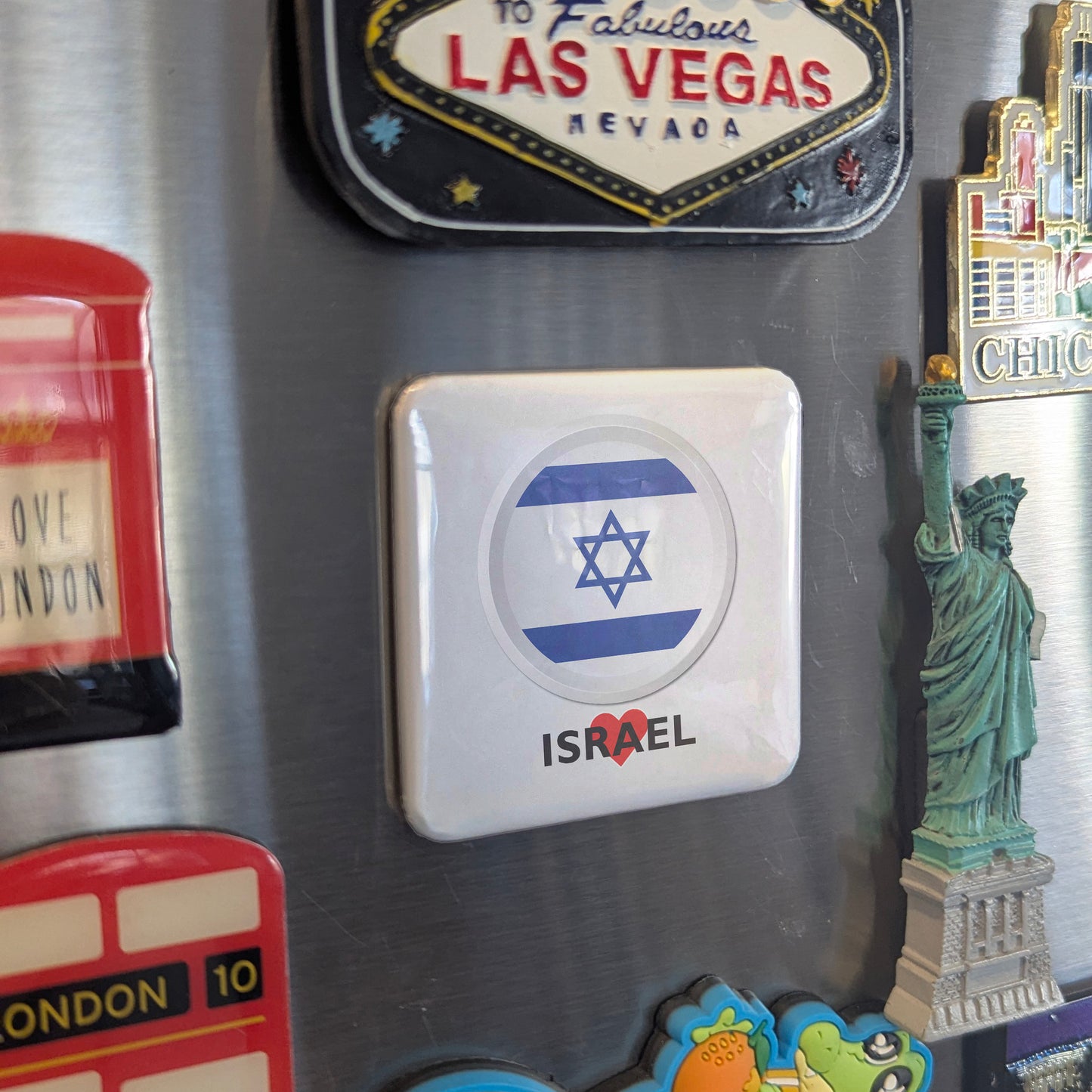 I Love Israel Fridge Magnet - PhiloPerse