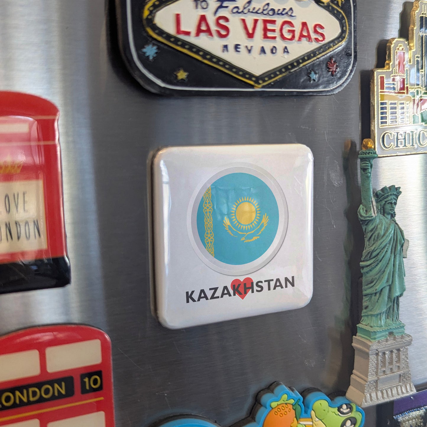 I Love Kazakhstan Fridge Magnet - PhiloPerse