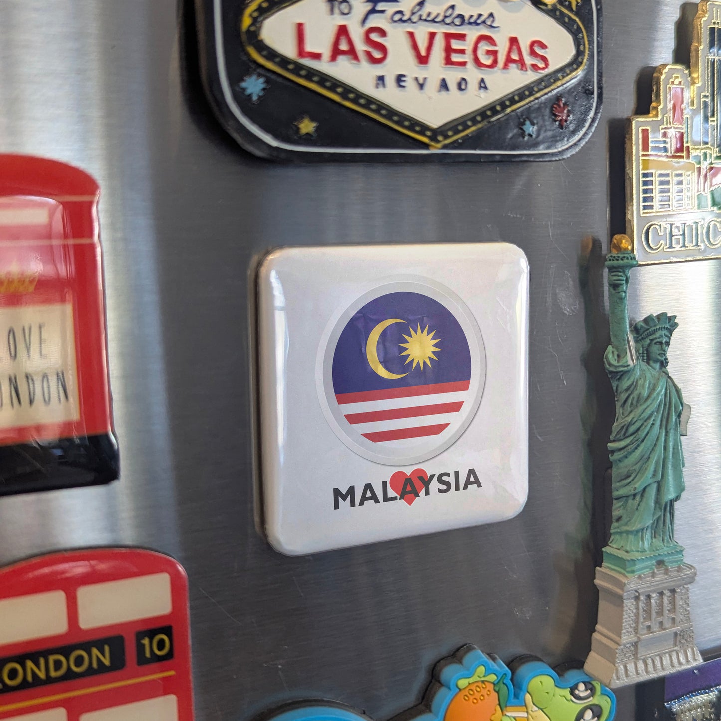 I Love Malaysia Fridge Magnet - PhiloPerse