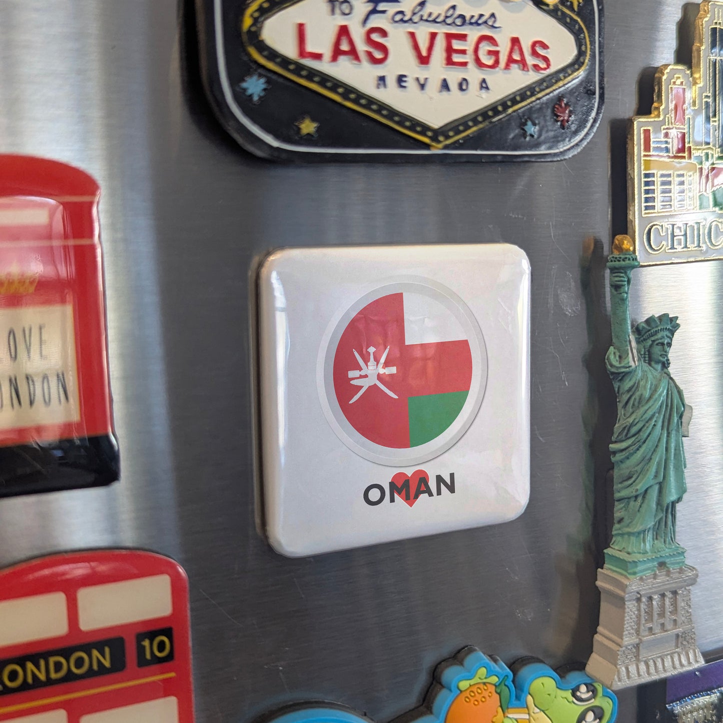 I Love Oman Fridge Magnet - PhiloPerse