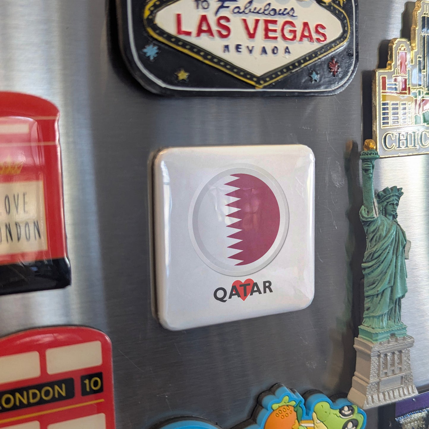 I Love Qatar Fridge Magnet - PhiloPerse
