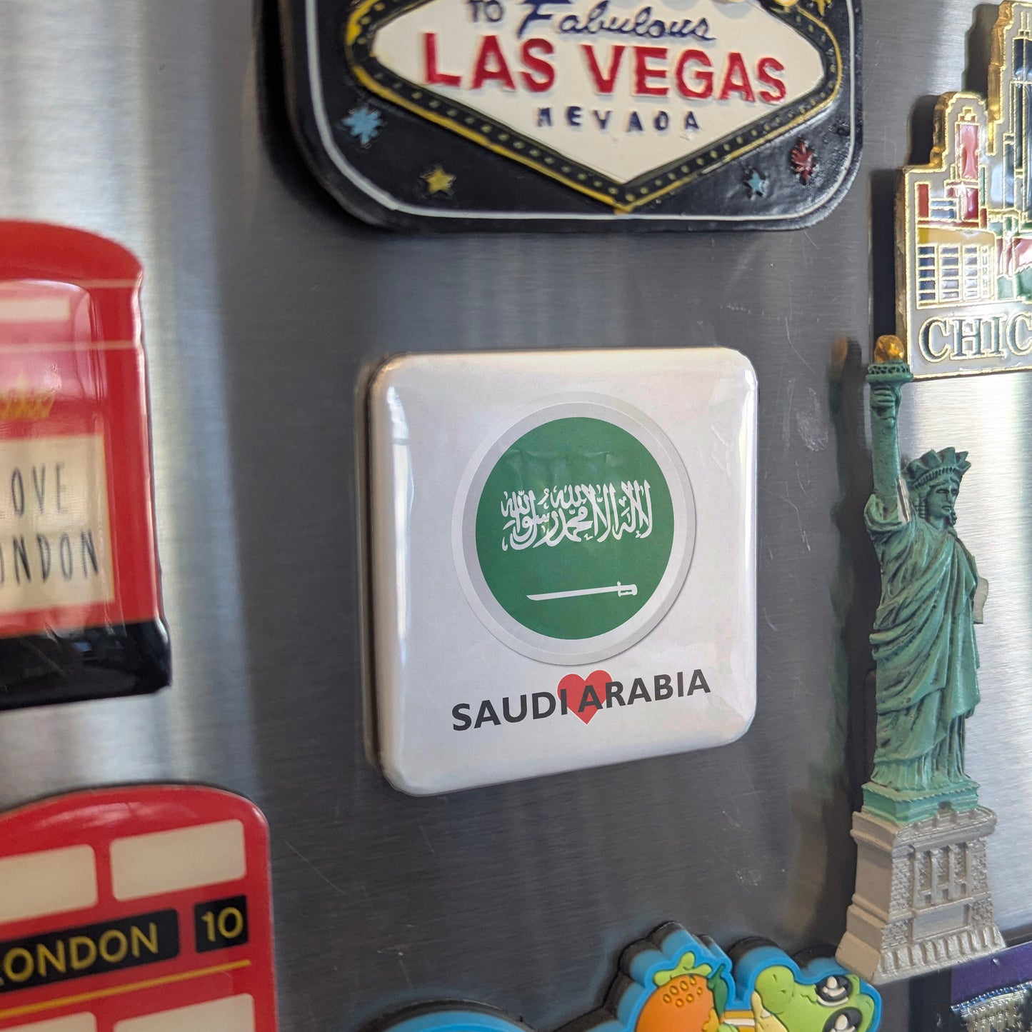I Love Saudi Arabia Fridge Magnet - PhiloPerse