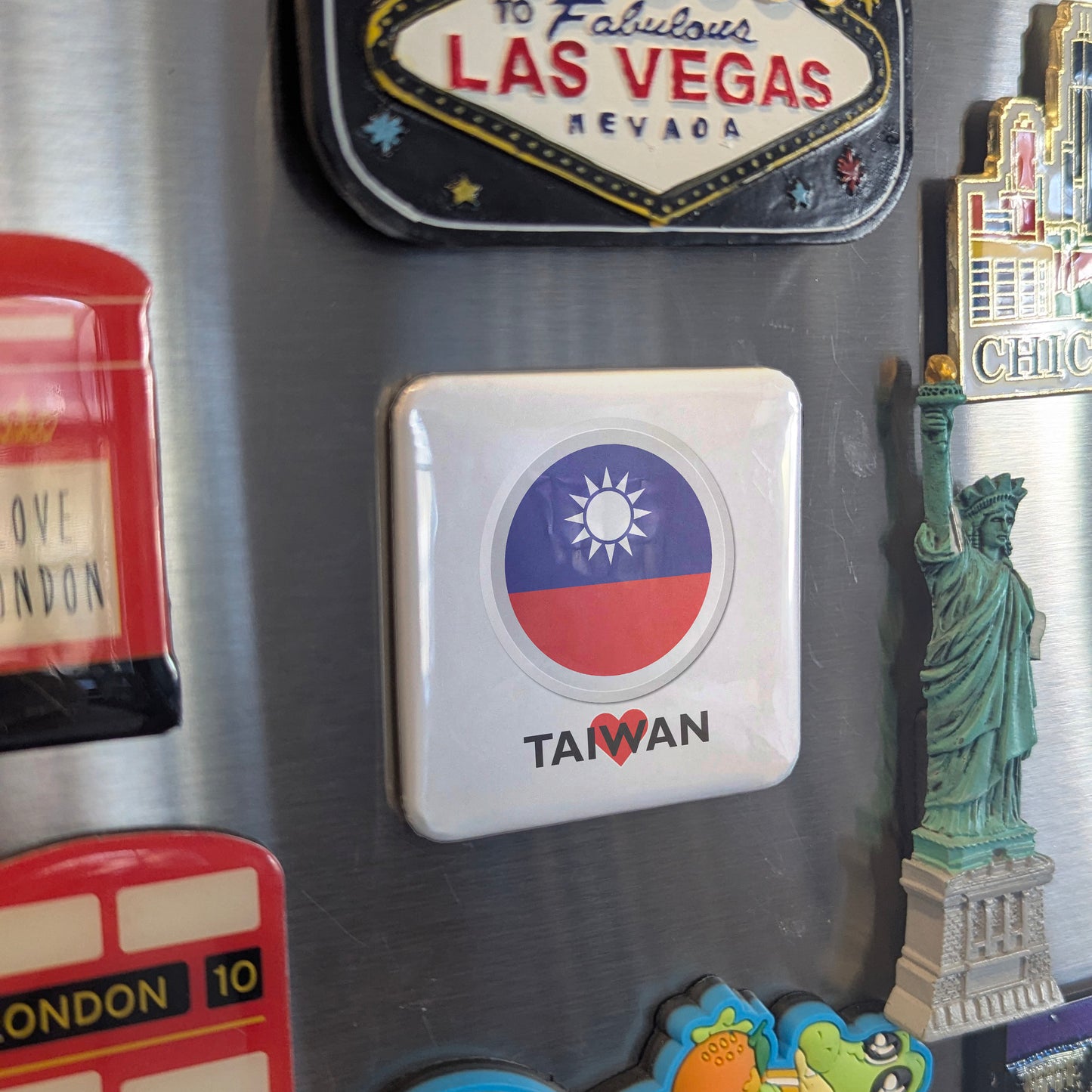 I Love Taiwan Fridge Magnet - PhiloPerse