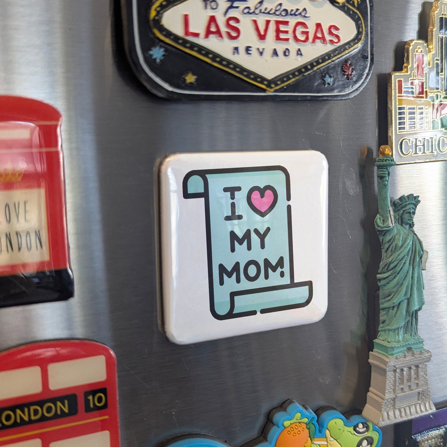 I Love My Mom V.1 Fridge Magnet - PhiloPerse