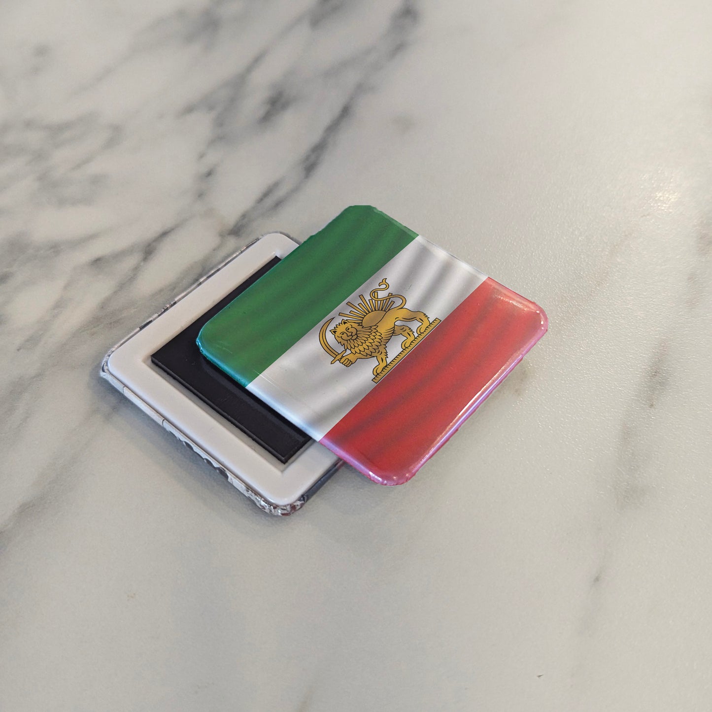 Imperial Flag of Iran Fridge Magnet - PhiloPerse