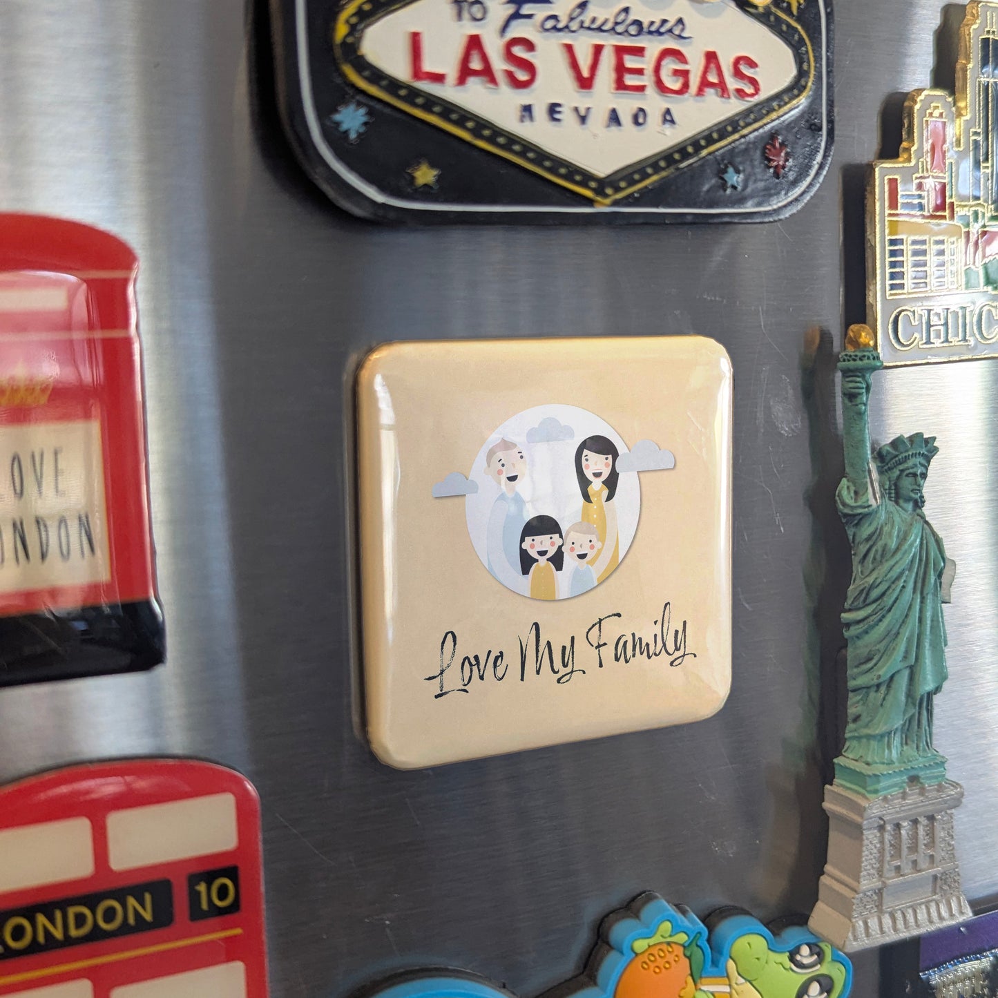 Love my Family V.2 Fridge Magnet - PhiloPerse
