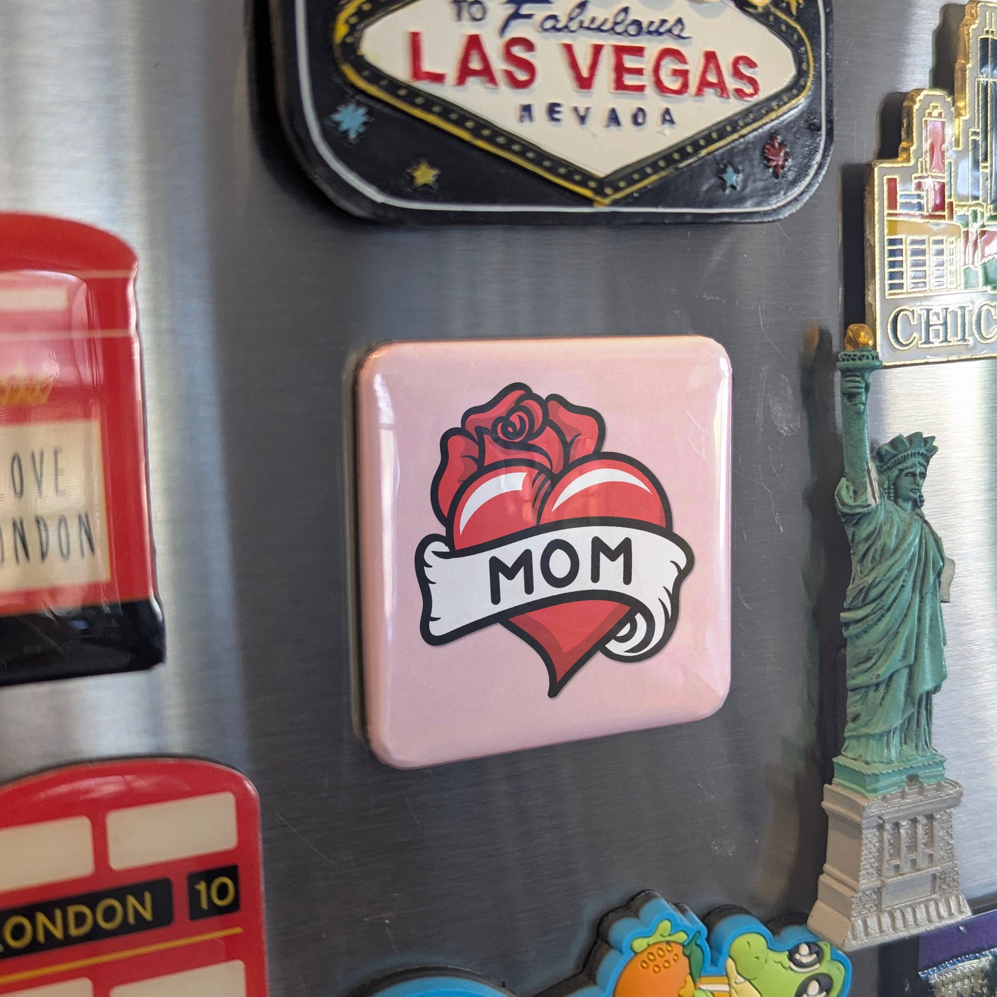 Mom Tattoo Fridge Magnet - PhiloPerse