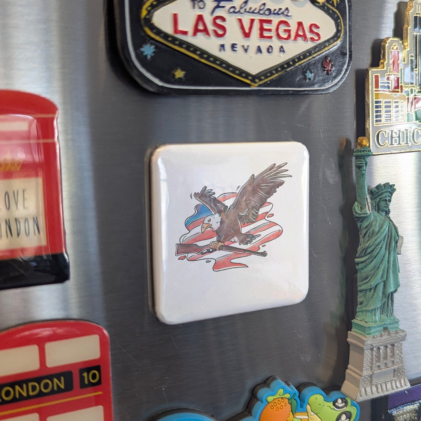 Respect Veterans Fridge Magnet - PhiloPerse