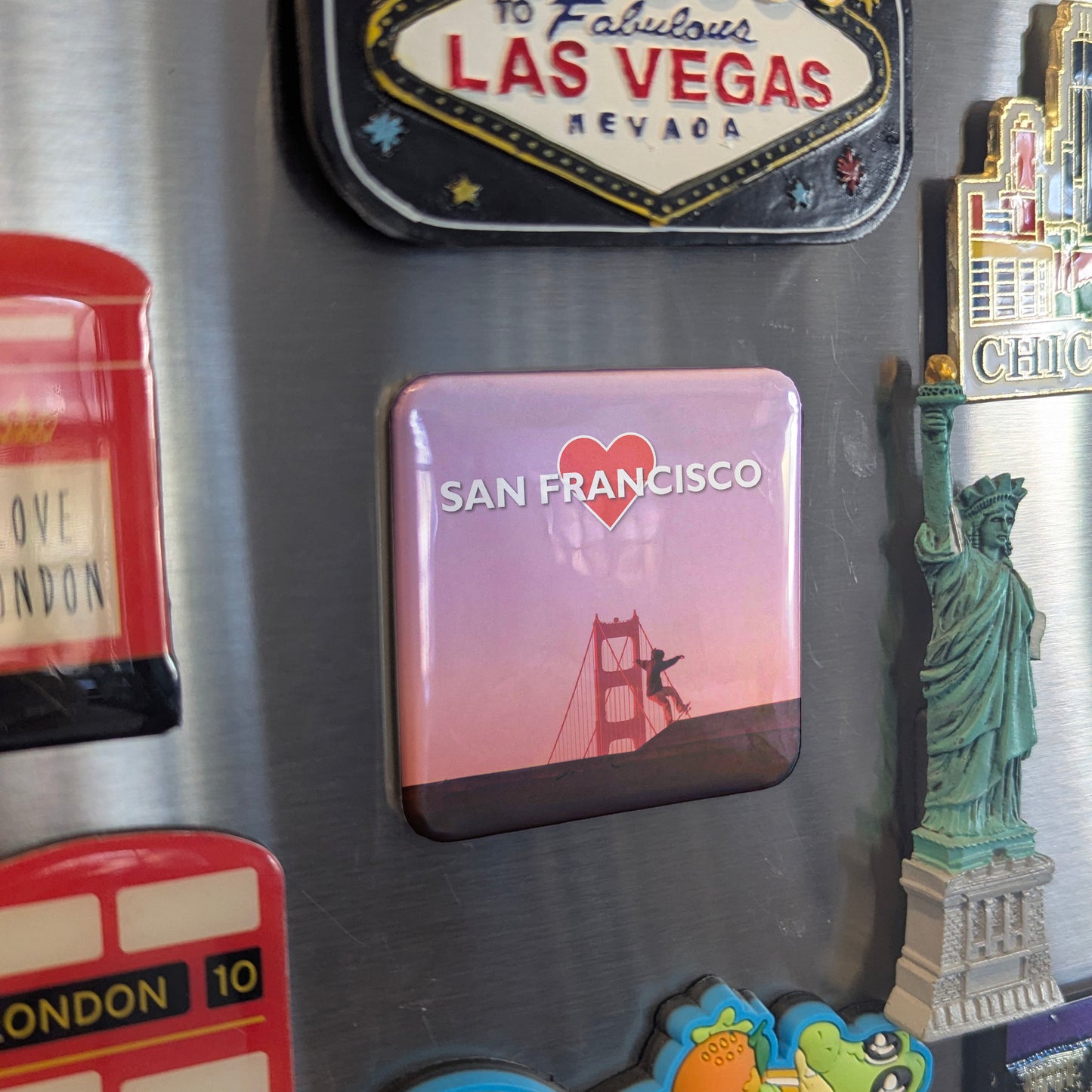 San Francisco Sunset Fridge Magnet - PhiloPerse