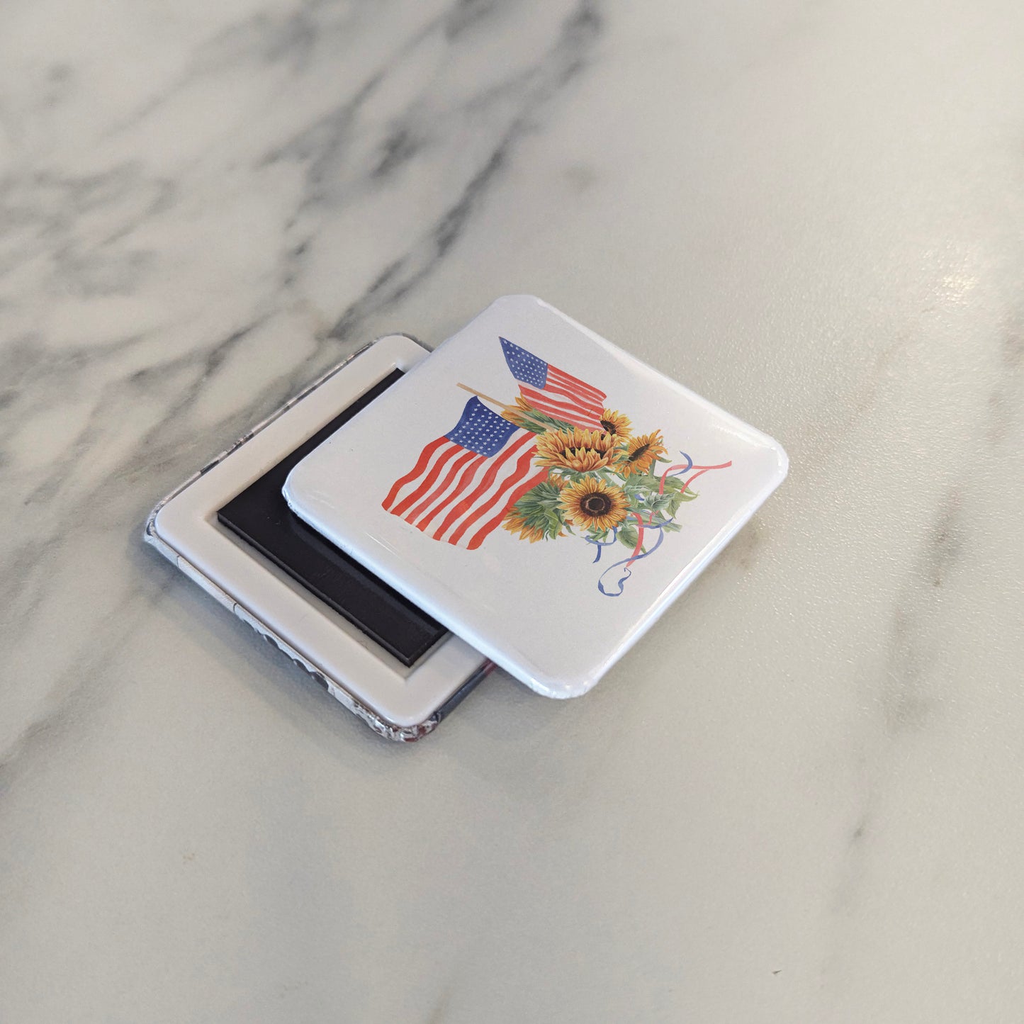 US Flag 4th of July Fridge Magnet - PhiloPerse