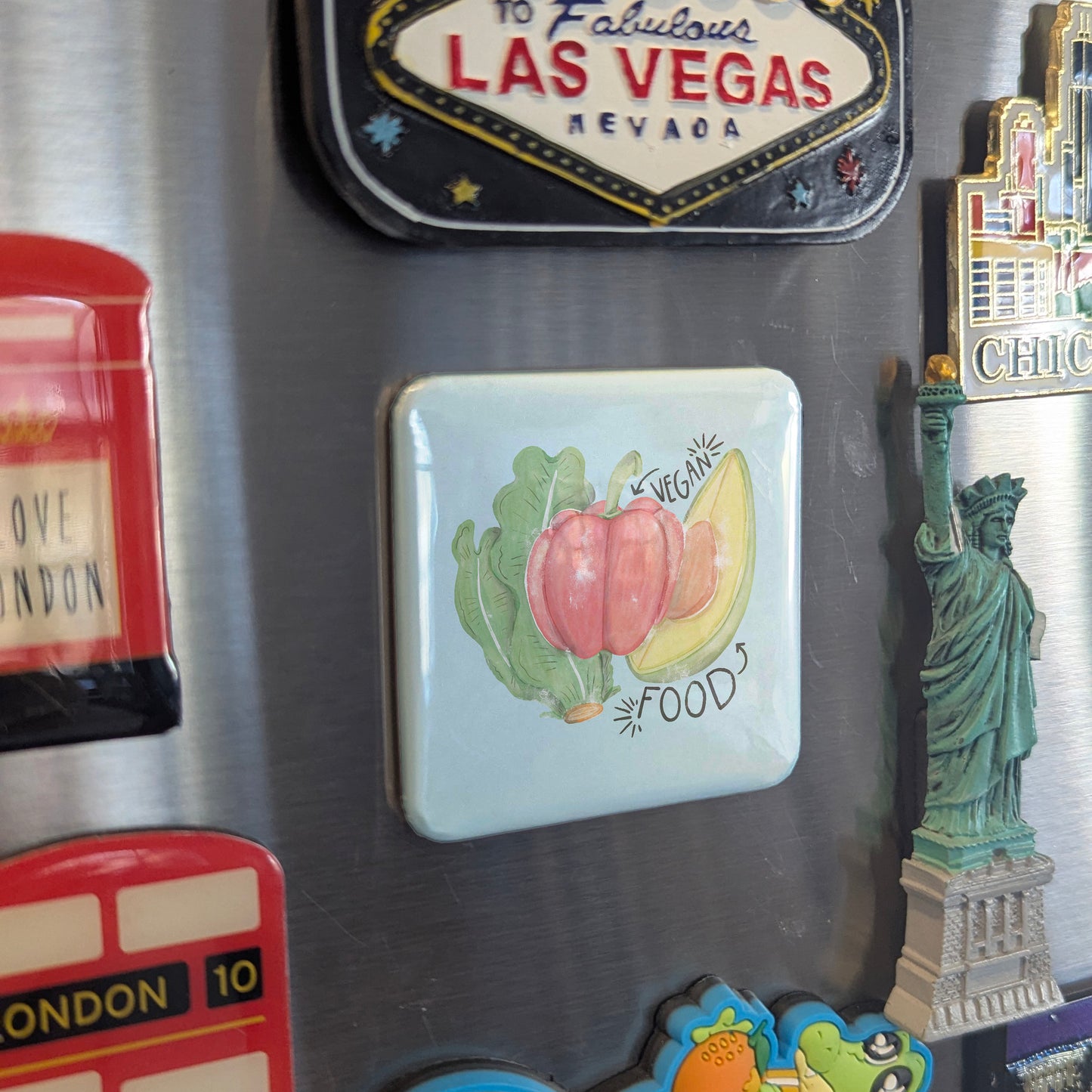 Vegan Food Fridge Magnet - PhiloPerse