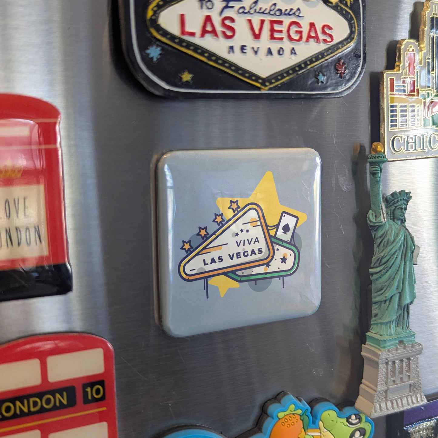 Viva Las Vegas Fridge Magnet - PhiloPerse
