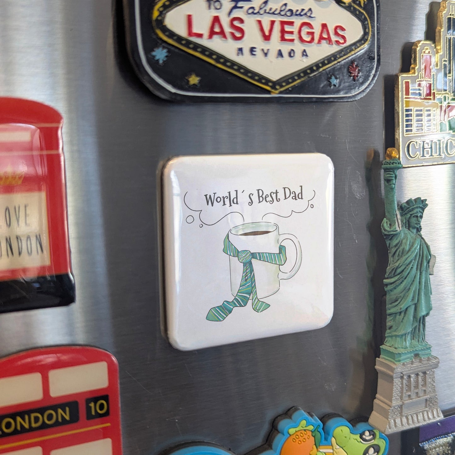 World's Best Dad Fridge Magnet - PhiloPerse