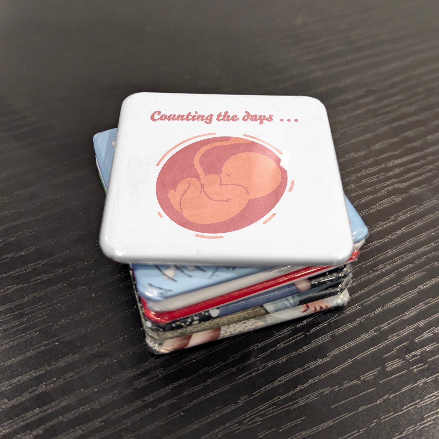 Baby in Belly Counting he Days Fridge Magnet - PhiloPerse