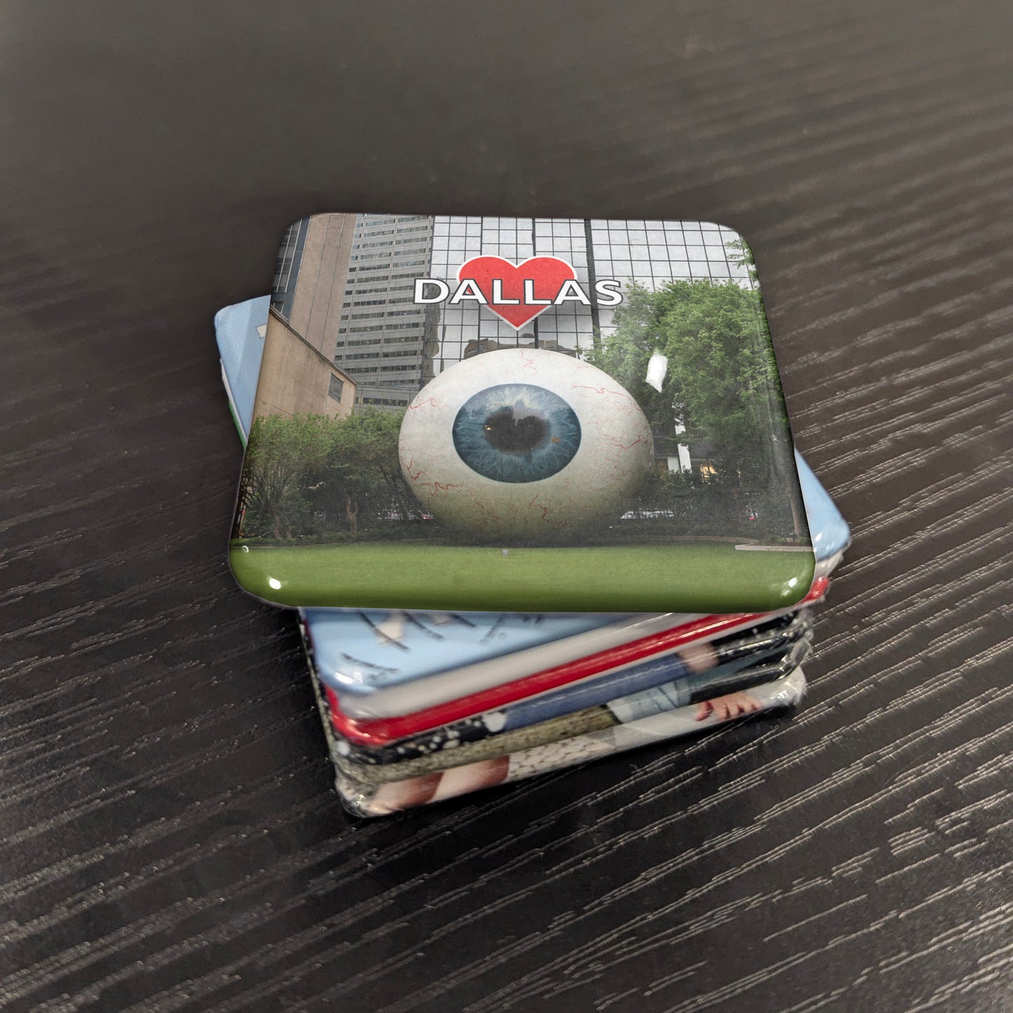 Dallas Eyeball Fridge Magnet - PhiloPerse