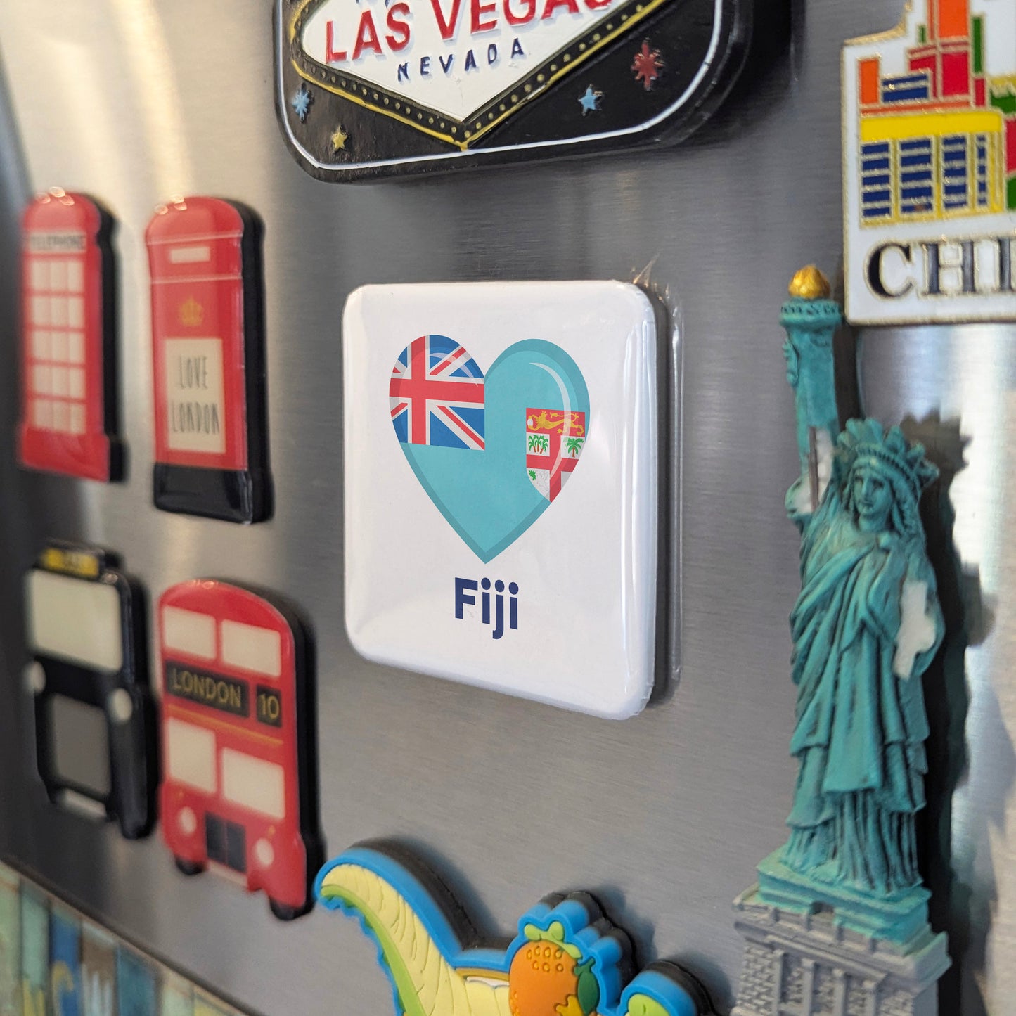 Fiji Flag Fridge Magnet - PhiloPerse