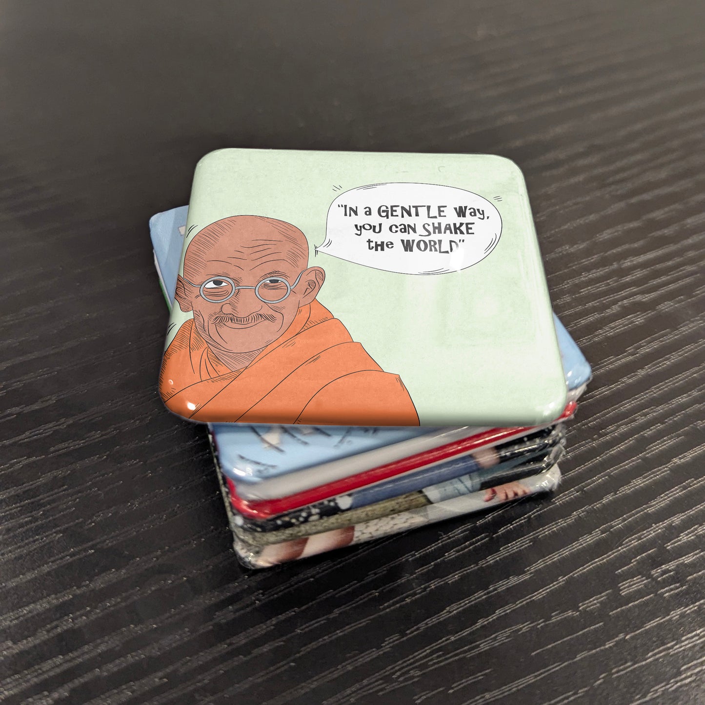 Gandhi Fridge Magnet - PhiloPerse