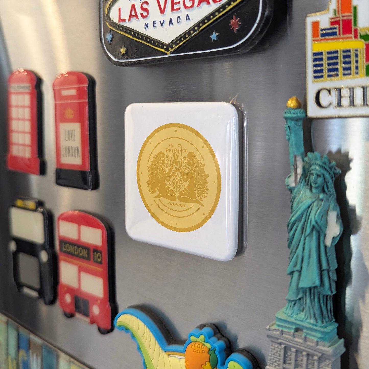 Gemini Zodiac Fridge Magnet - PhiloPerse