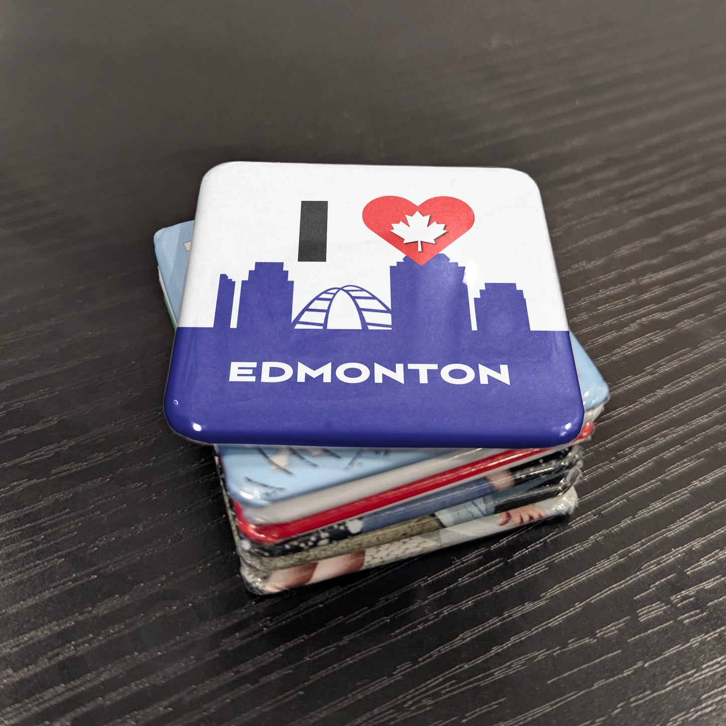 I love Edmonton Fridge Magnet