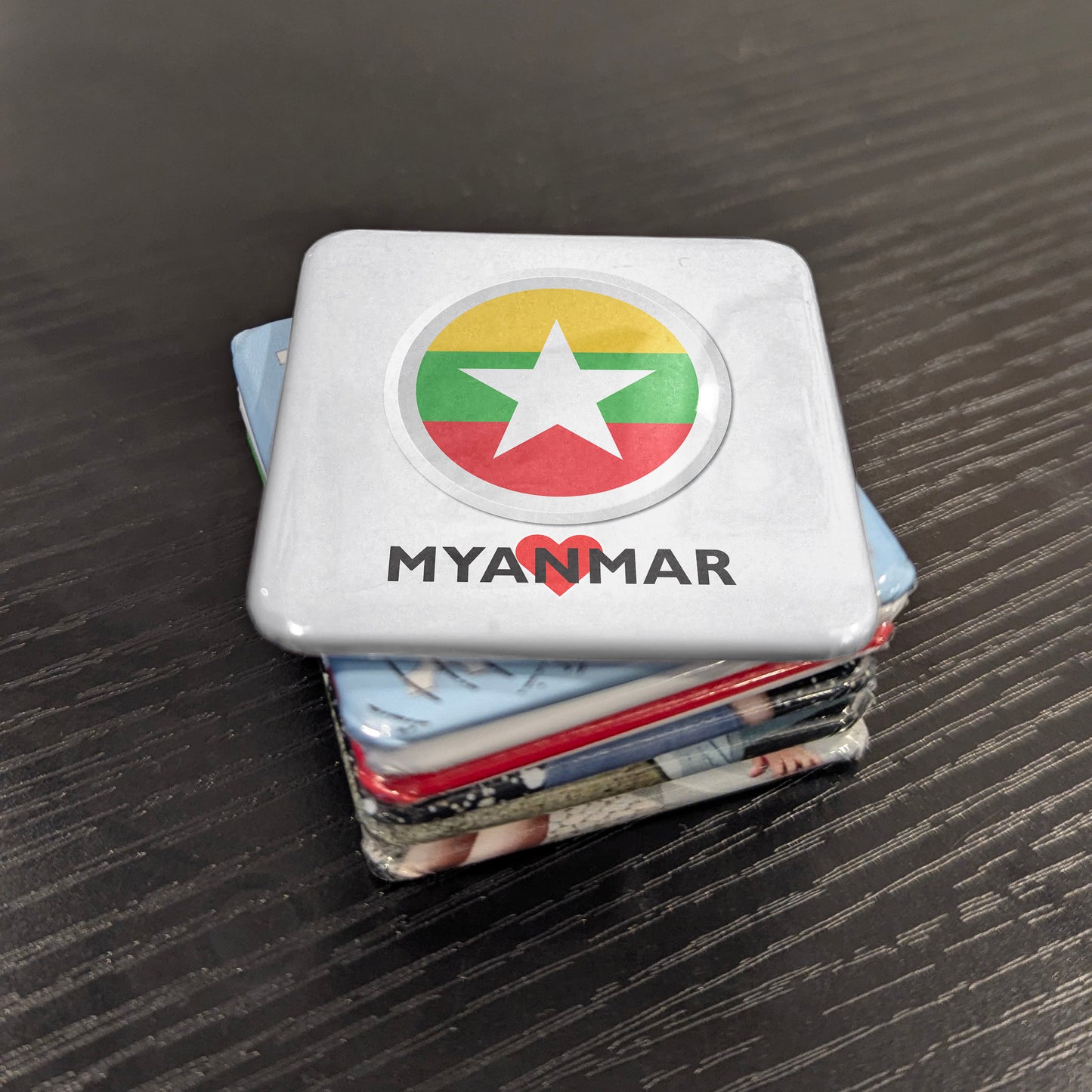 I Love Myanmar Fridge Magnet - PhiloPerse