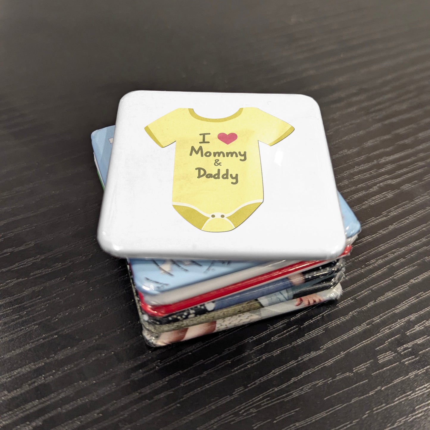 I love Mommy & Daddy Fridge Magnet - PhiloPerse