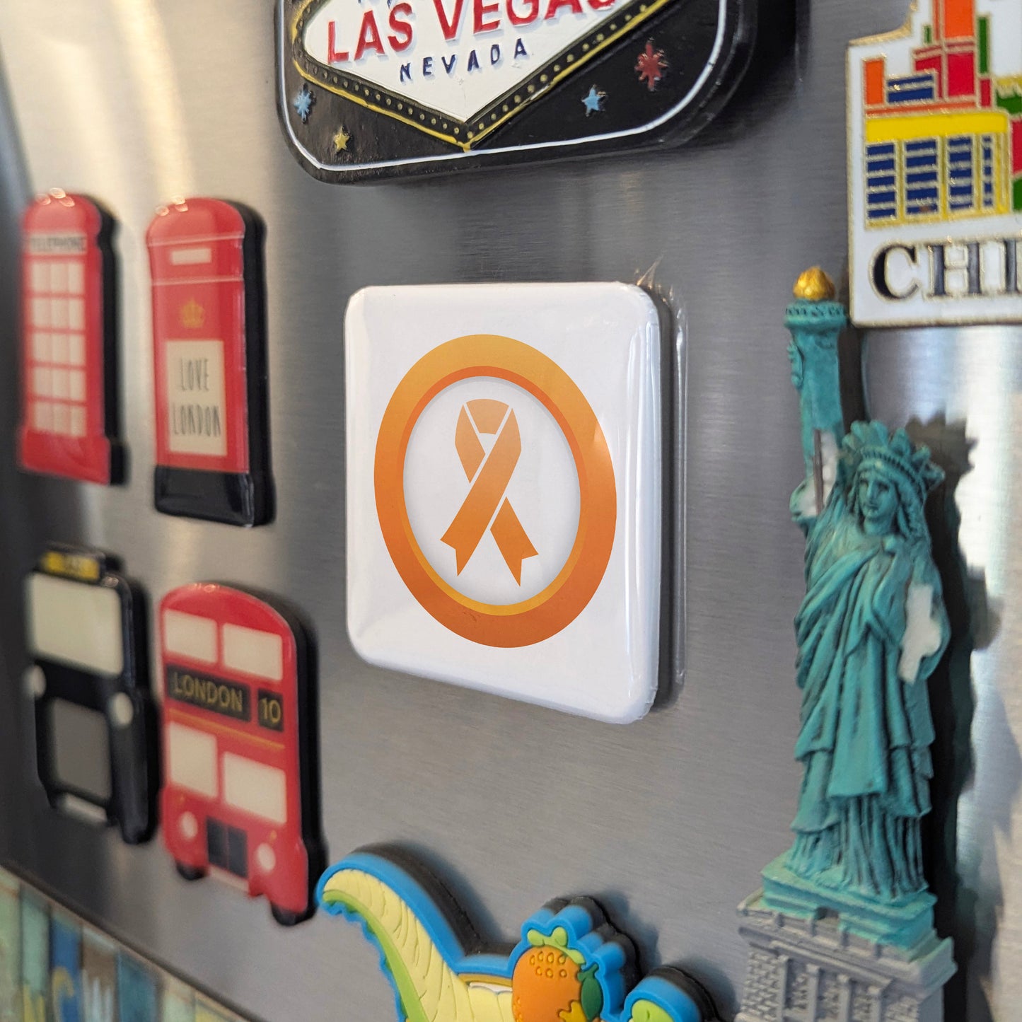 Leukemia Cancer Awareness Fridge Magnet - PhiloPerse