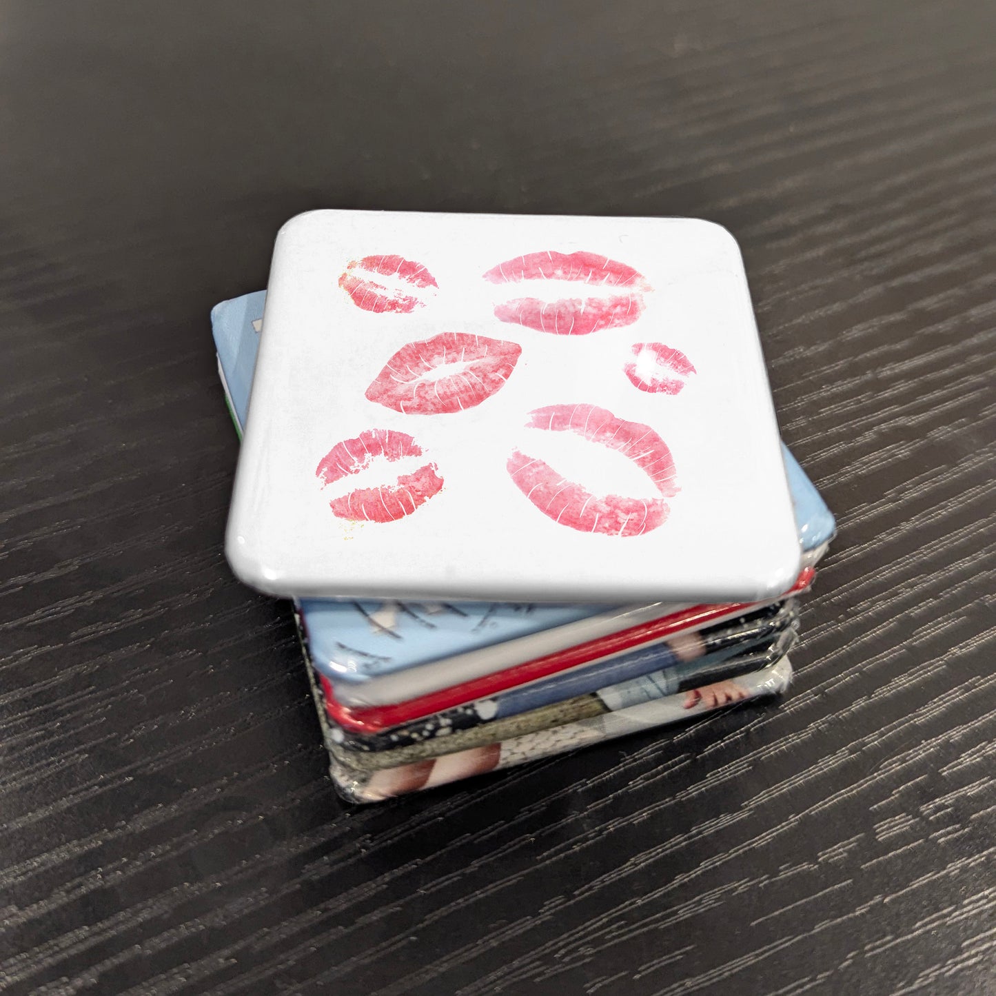 Lipstick Kisses Fridge Magnet - PhiloPerse