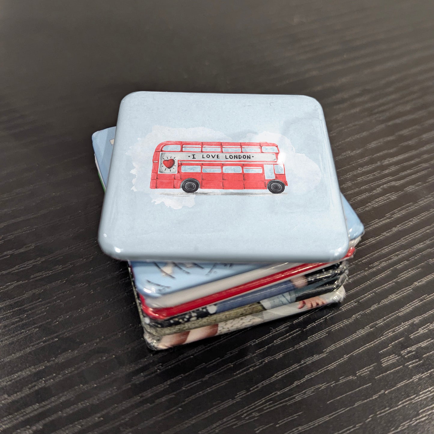 London Bus Fridge Magnet - PhiloPerse
