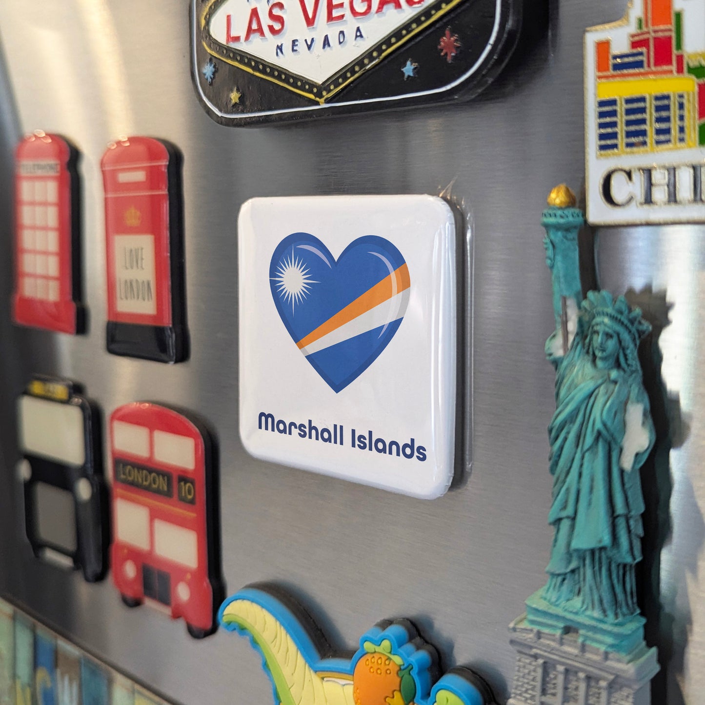 Marshall Islands Flag Fridge Magnet - PhiloPerse