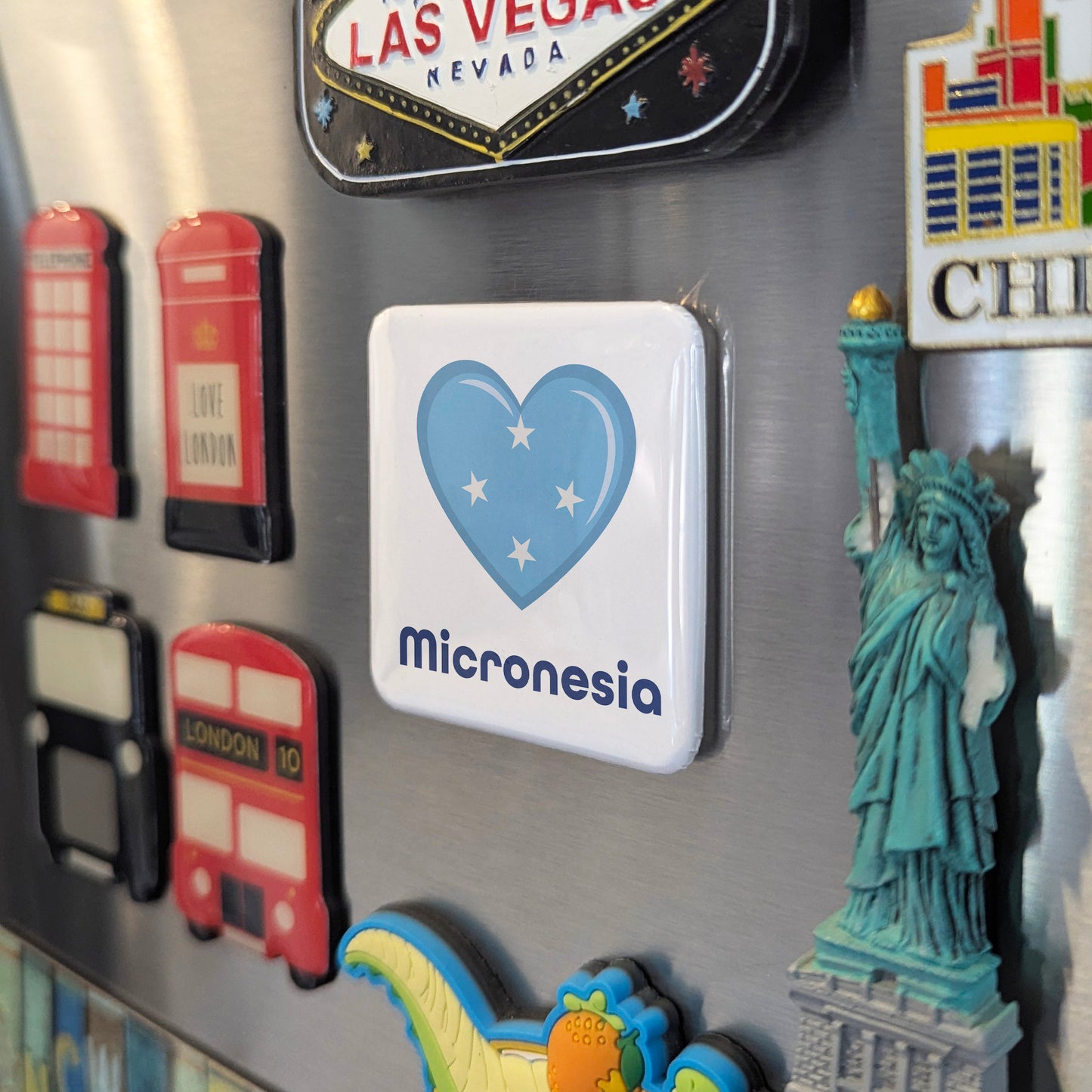 Micronesia Flag Fridge Magnet - PhiloPerse