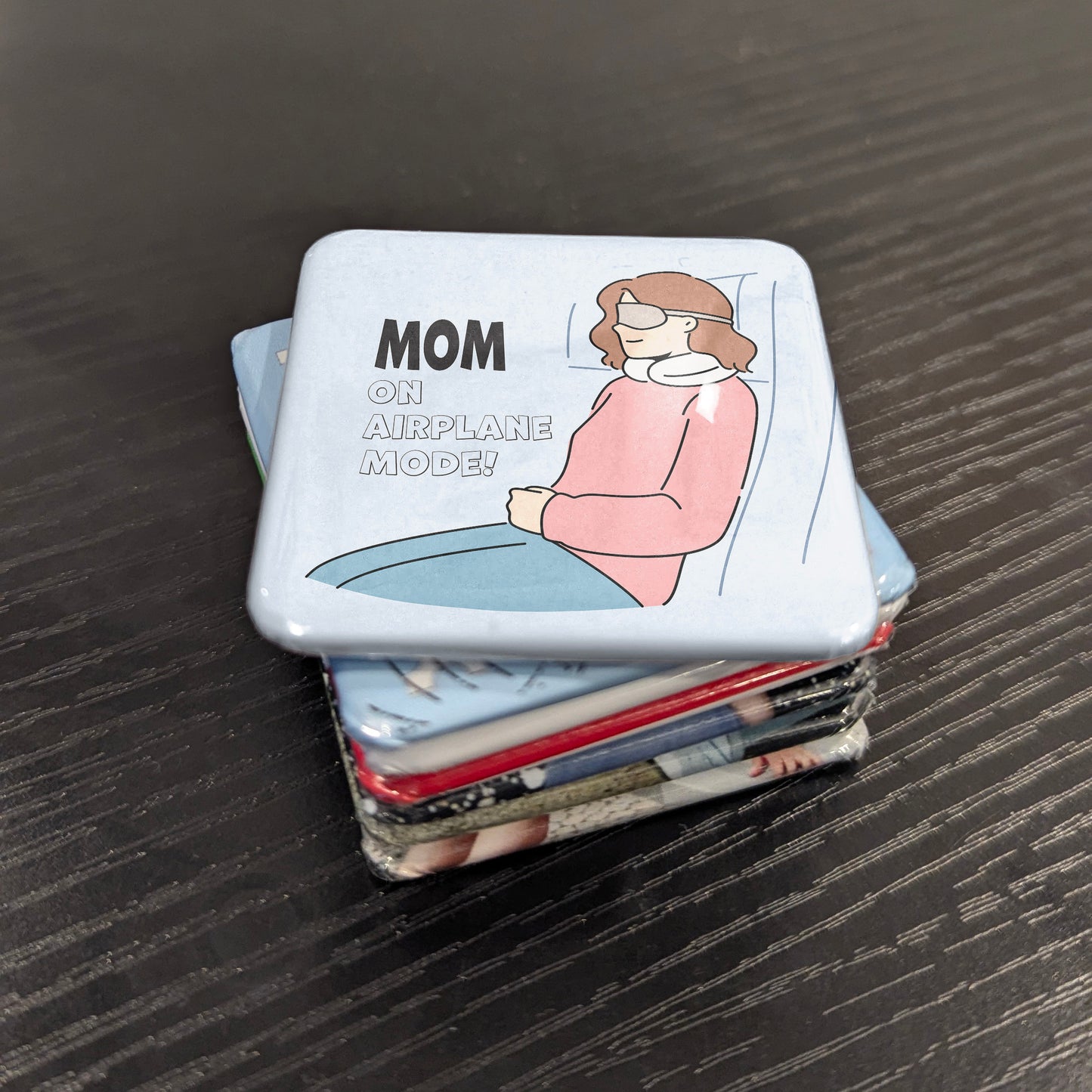 Mom on Airplane Mode Fridge Magnet - PhiloPerse