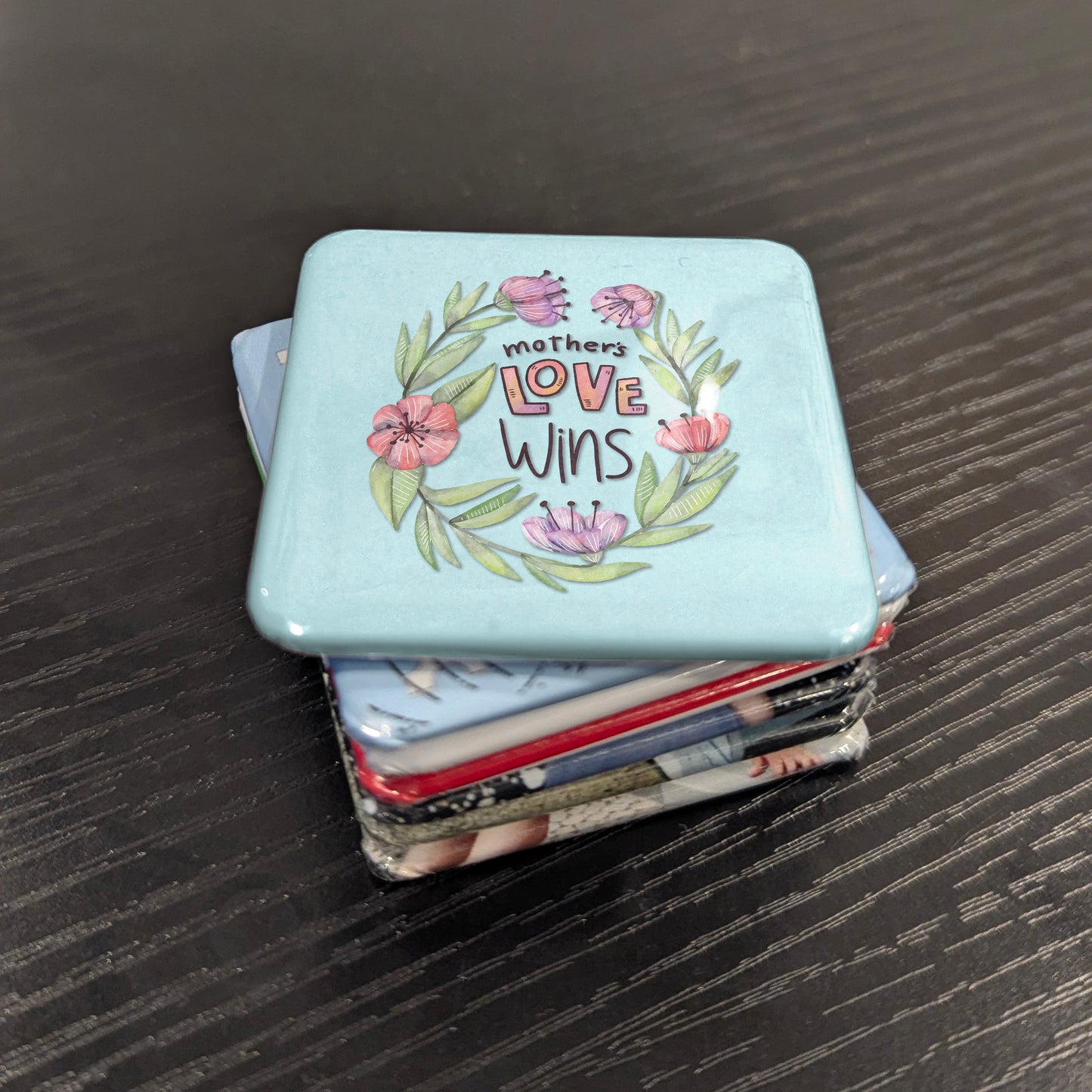Mother's love wins Fridge Magnet - PhiloPerse