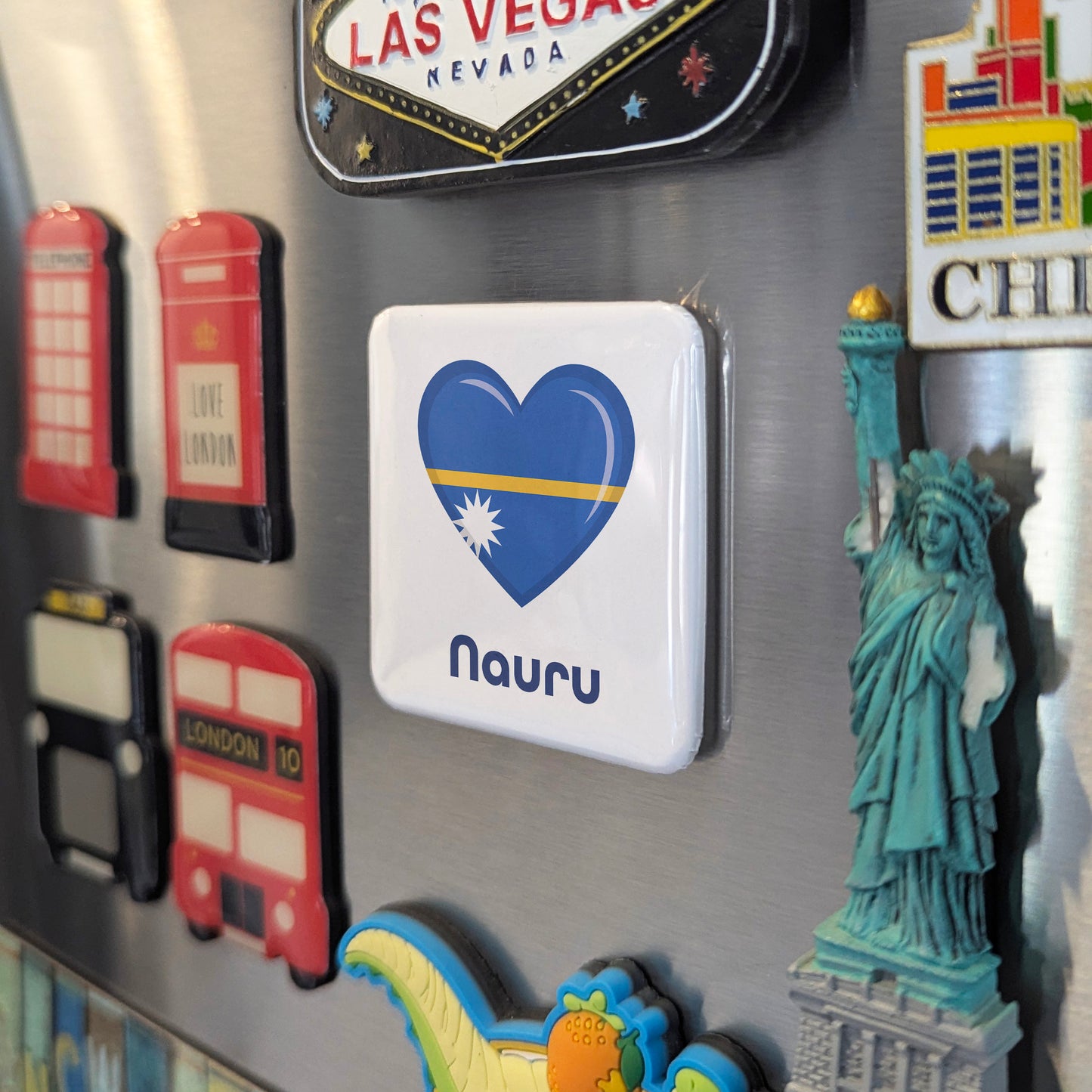 Nauru Flag Fridge Magnet - PhiloPerse