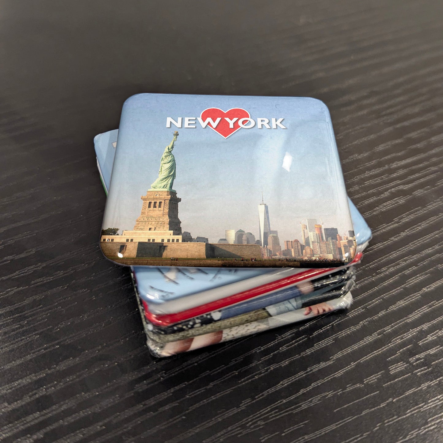 New York View Fridge Magnet - PhiloPerse