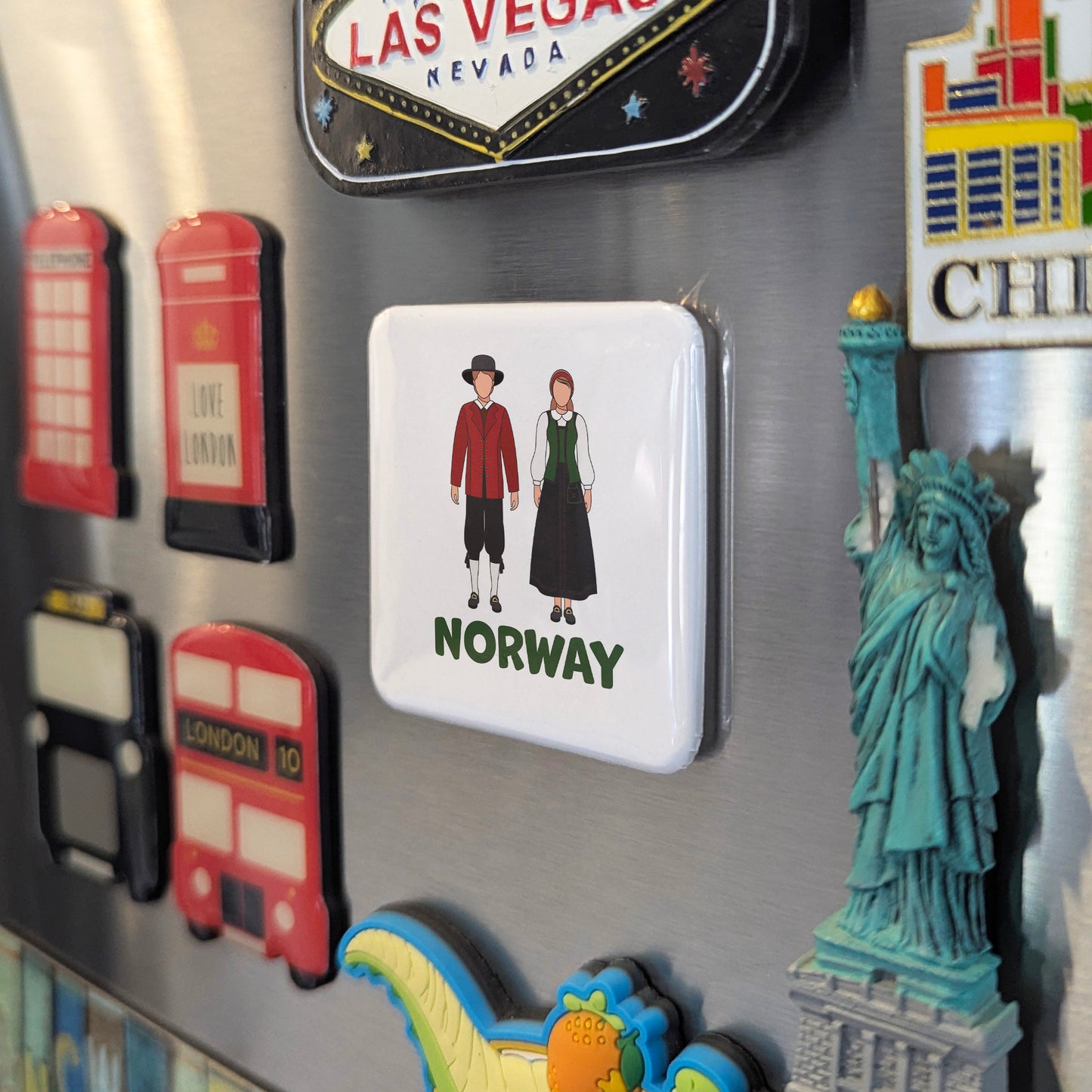 Norway Folk Costumes Fridge Magnet - PhiloPerse