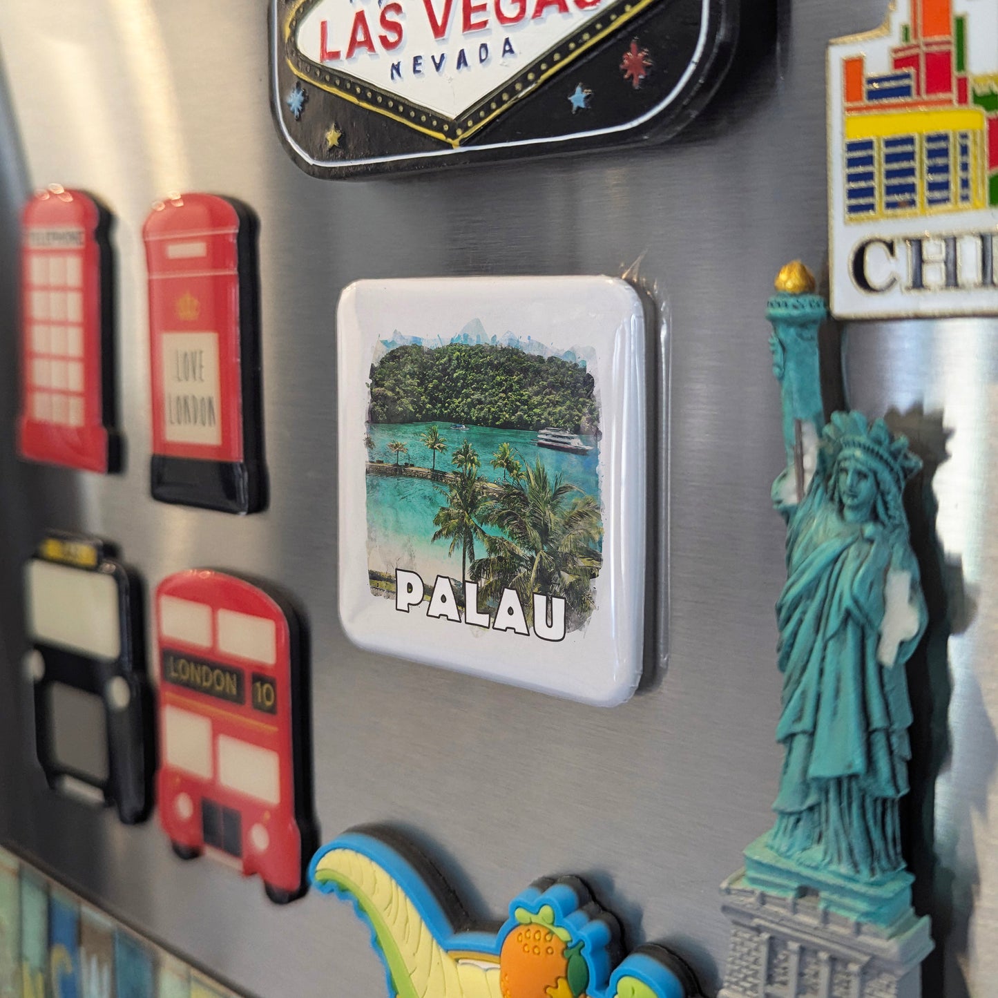 Palau Watercolor Fridge Magnet - PhiloPerse