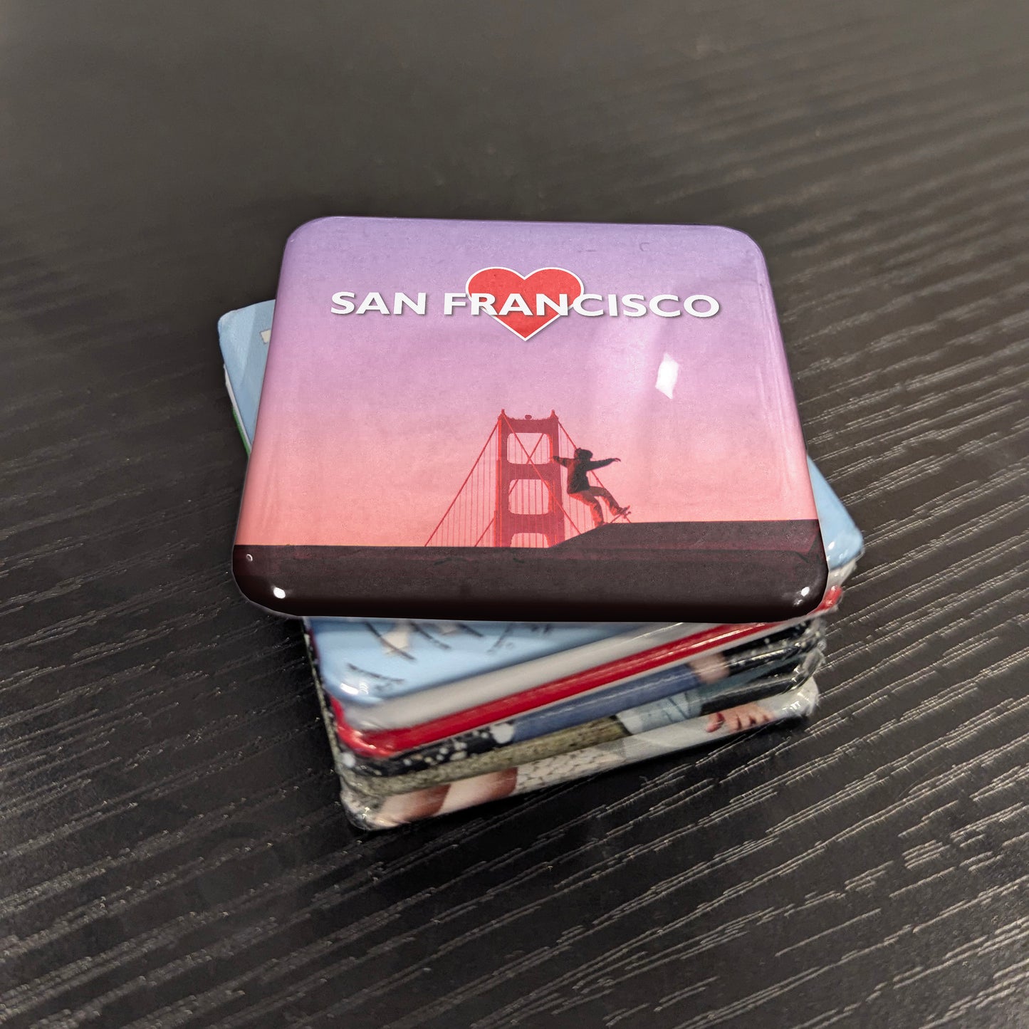 San Francisco Sunset Fridge Magnet - PhiloPerse