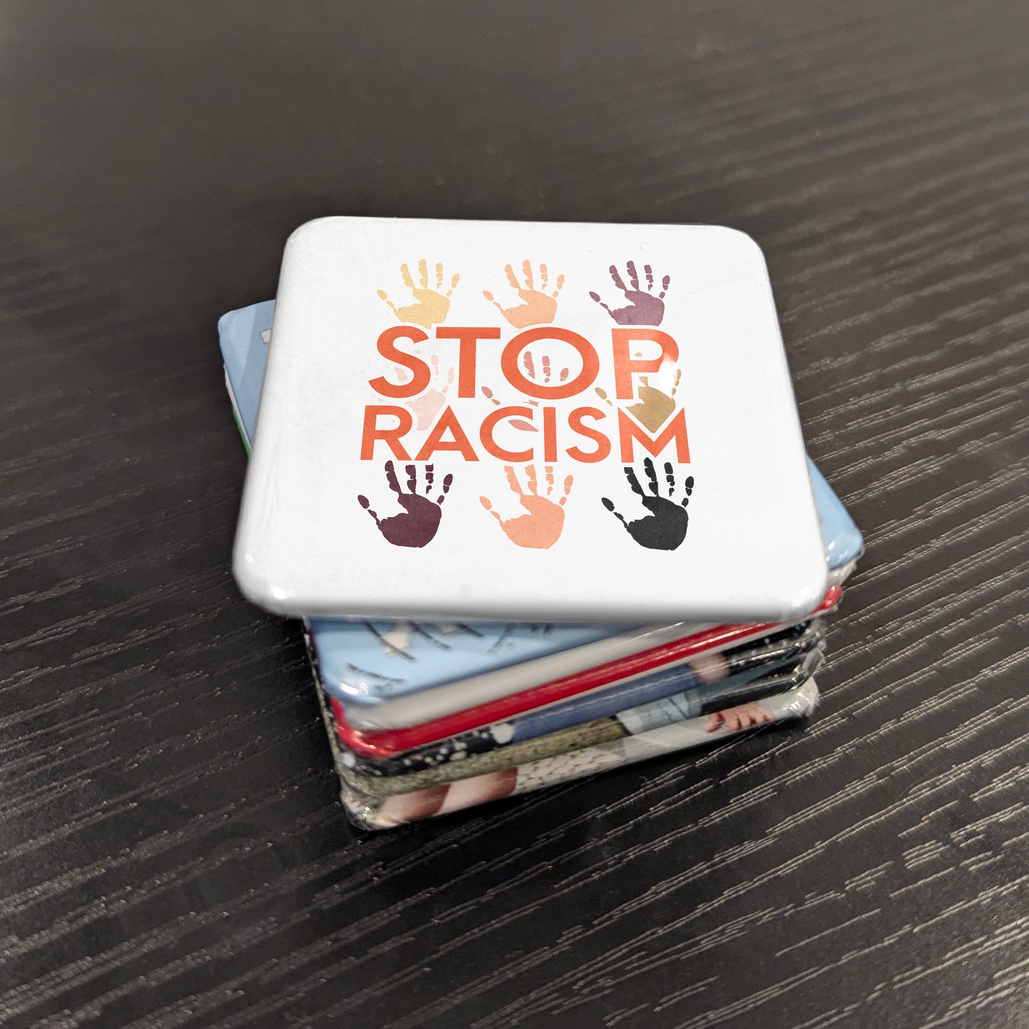 Stop Racism Fridge Magnet - PhiloPerse