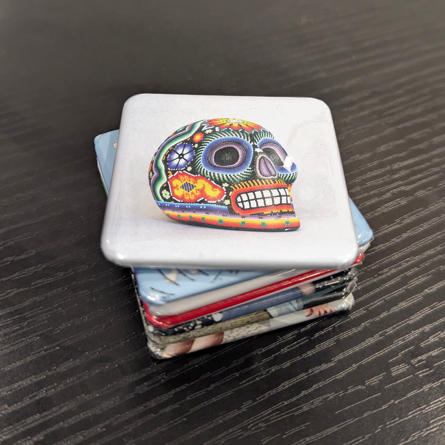 Mexican Sugar Skull Art Fridge Magnet - PhiloPerse