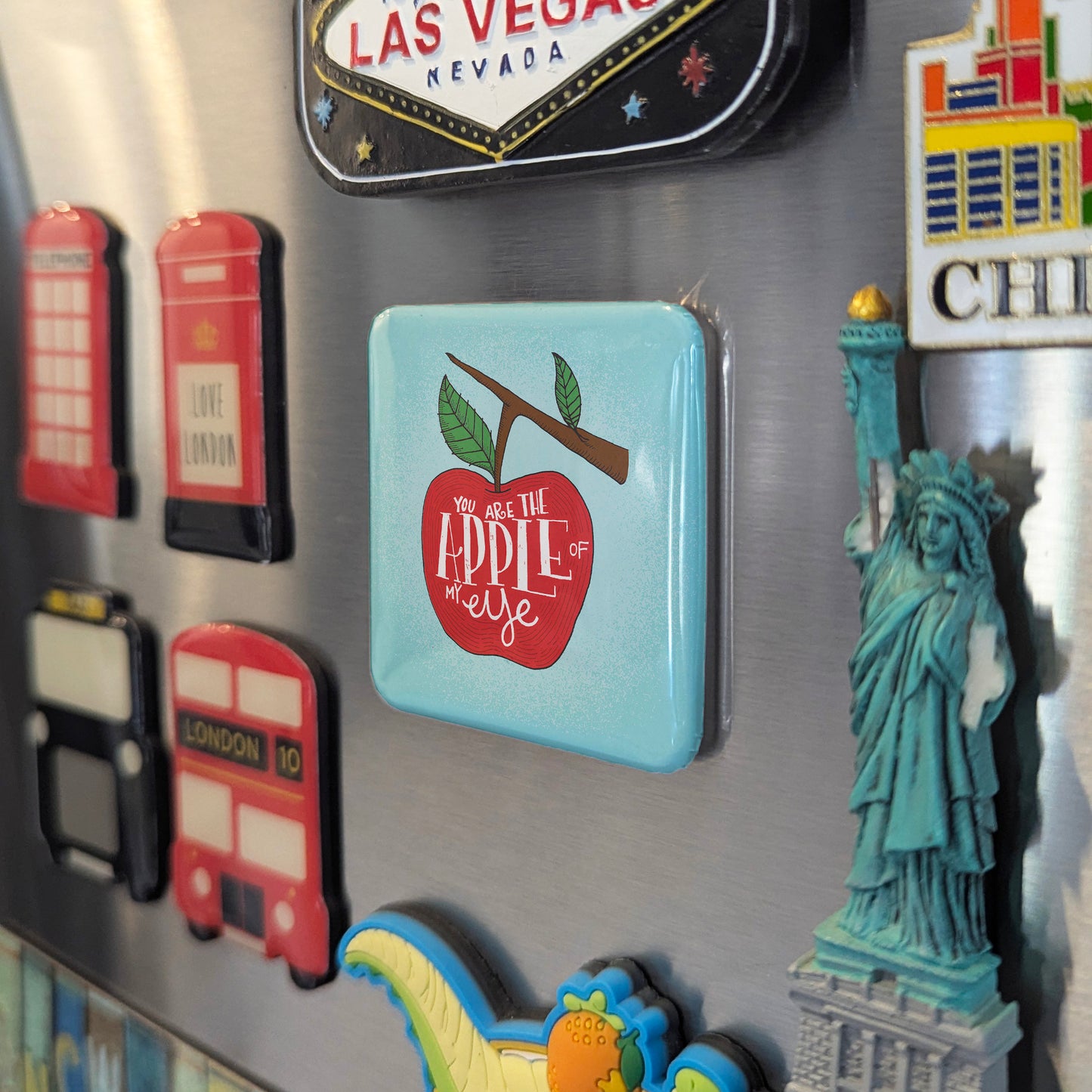 You are the Apple of my Eye Fridge Magnet - PhiloPerse